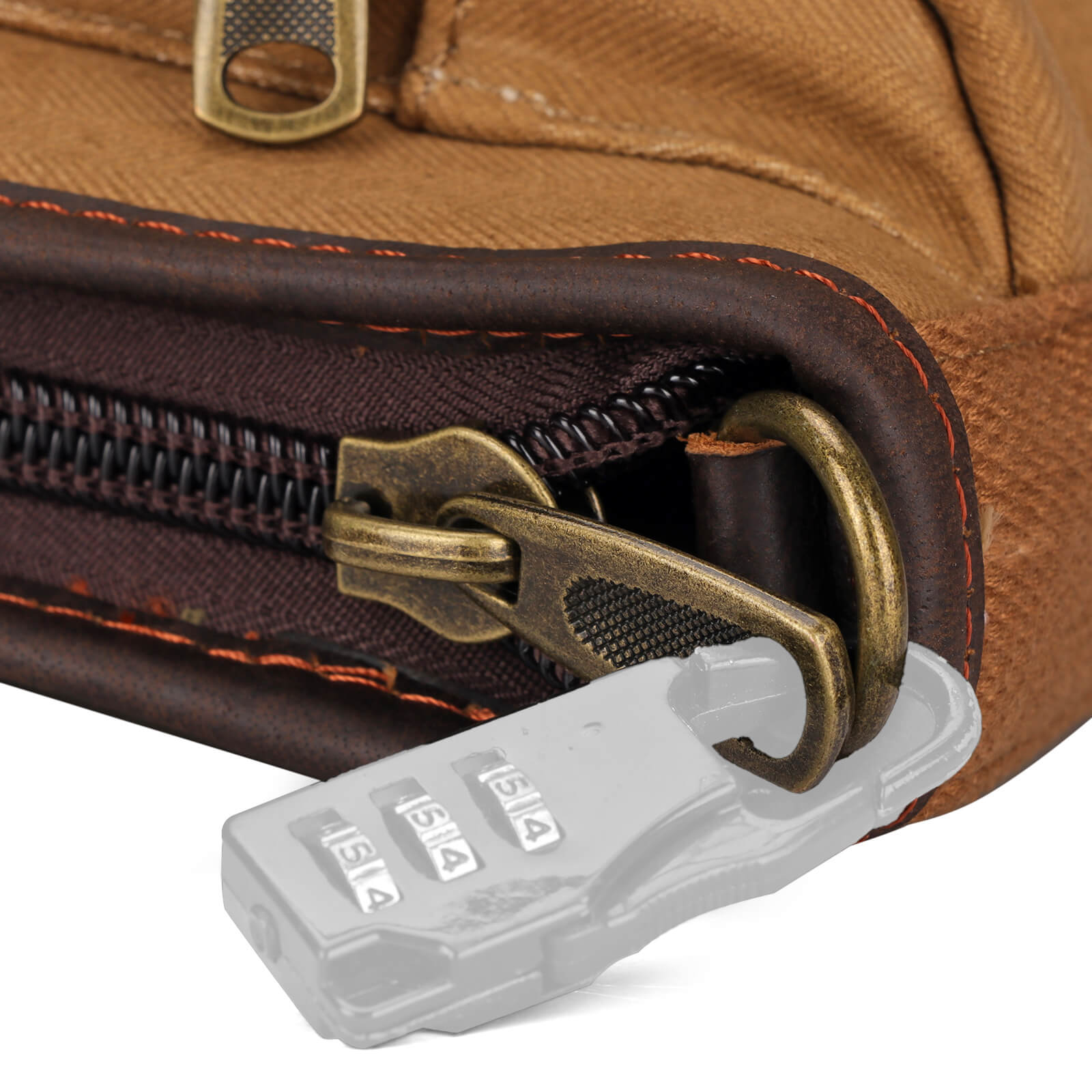 TOURBON Canvas Magazine Pouch