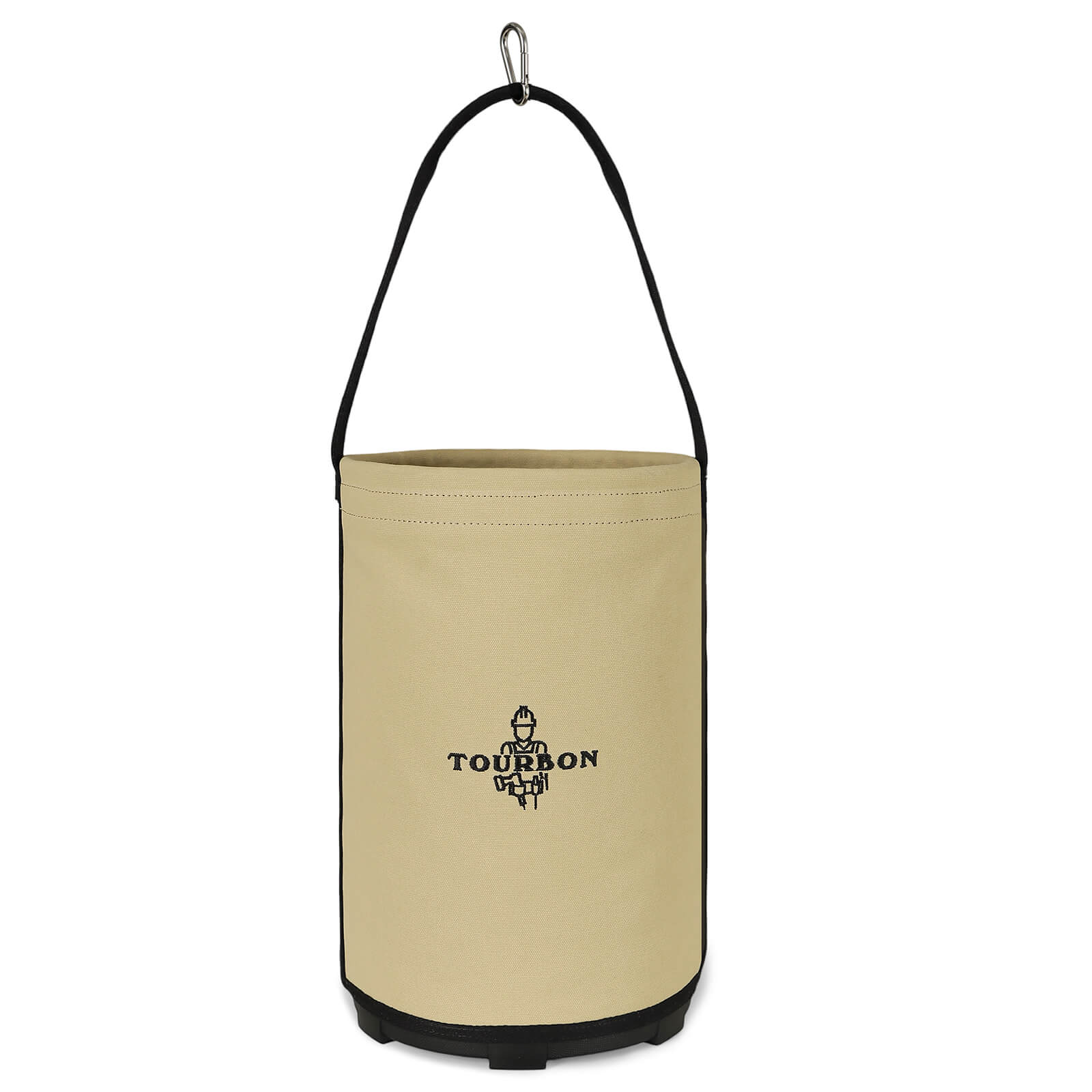 Canvas Tool Bucket with Plastic Bottom & Drain Holes