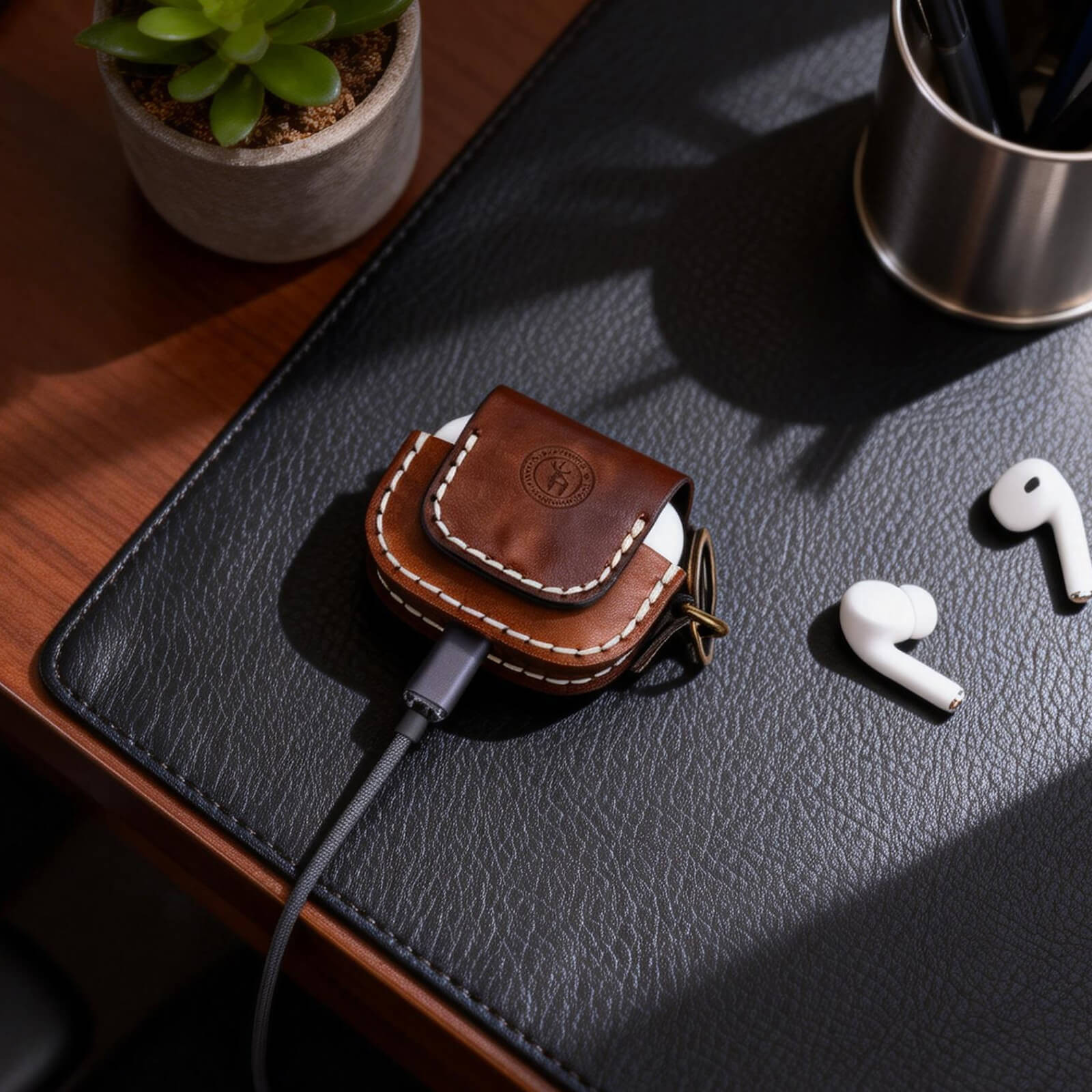 Leather Earbuds