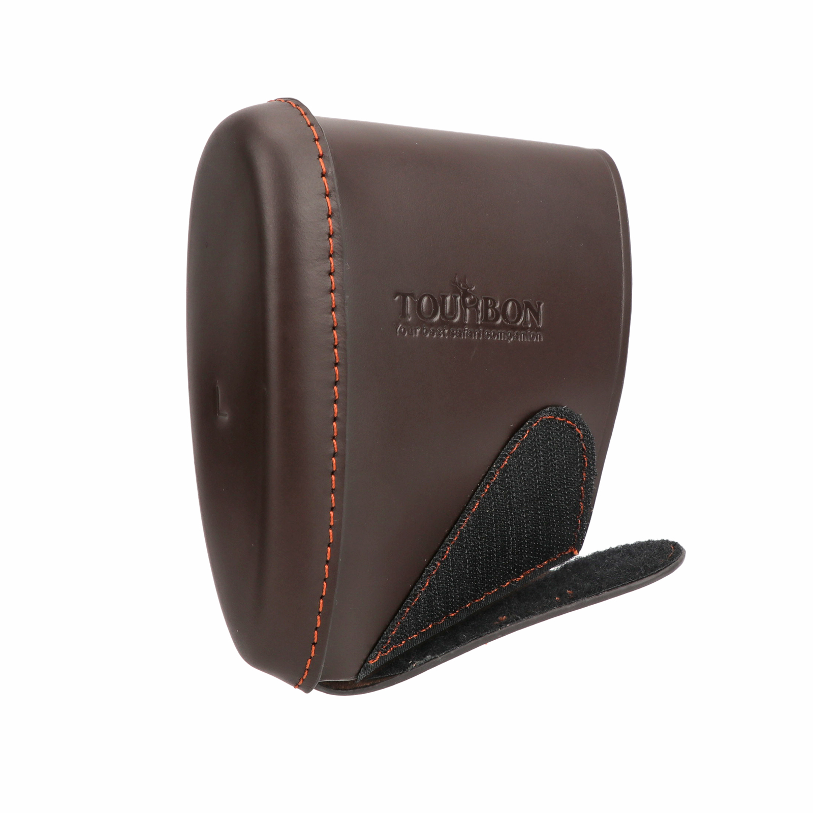 TOURBON Vintage Leather Buttstock Extension Slip On Recoil Pad