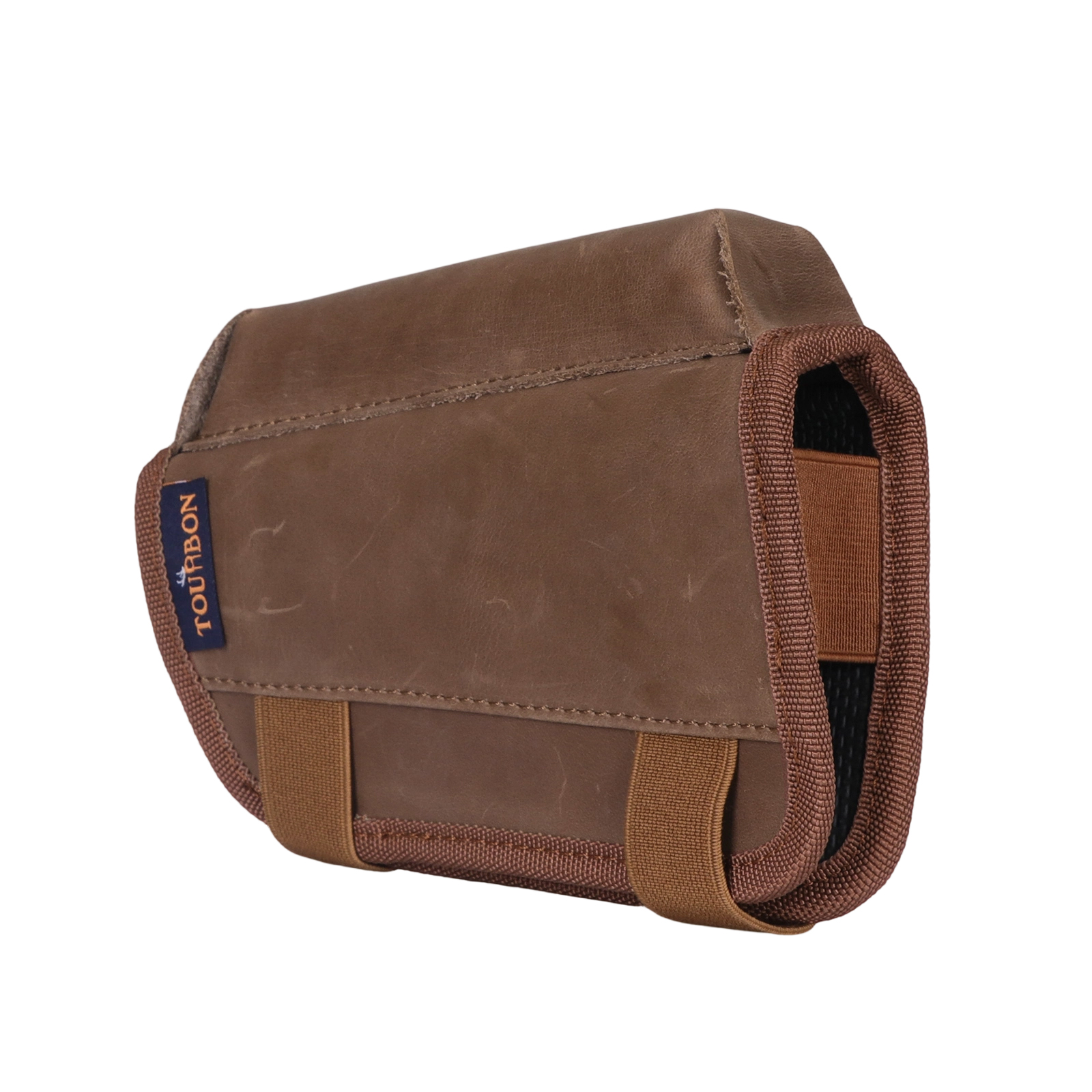 Tourbon Leather Gun Buttstock Cheek Rest Cartridge Holder (Random Color)