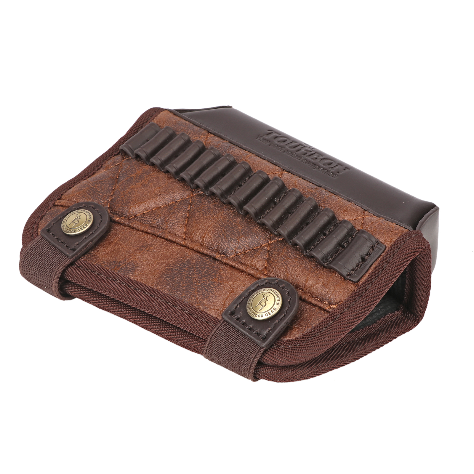 TOURBON Cheek Rest Pad with .22 Shell Holder 