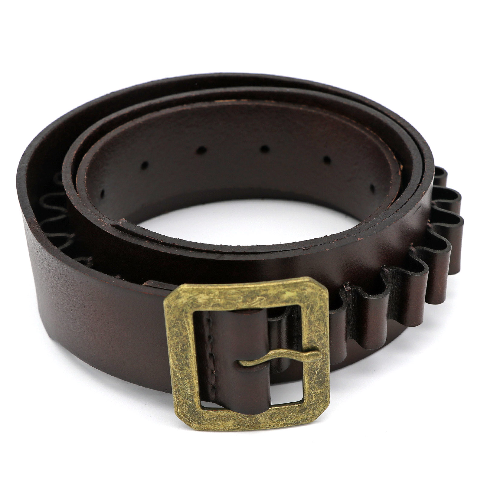 TOURBON Adjustable Leather Bandolier Pistol Cartridge Belt for 44/45- Only Ship to USA, UK