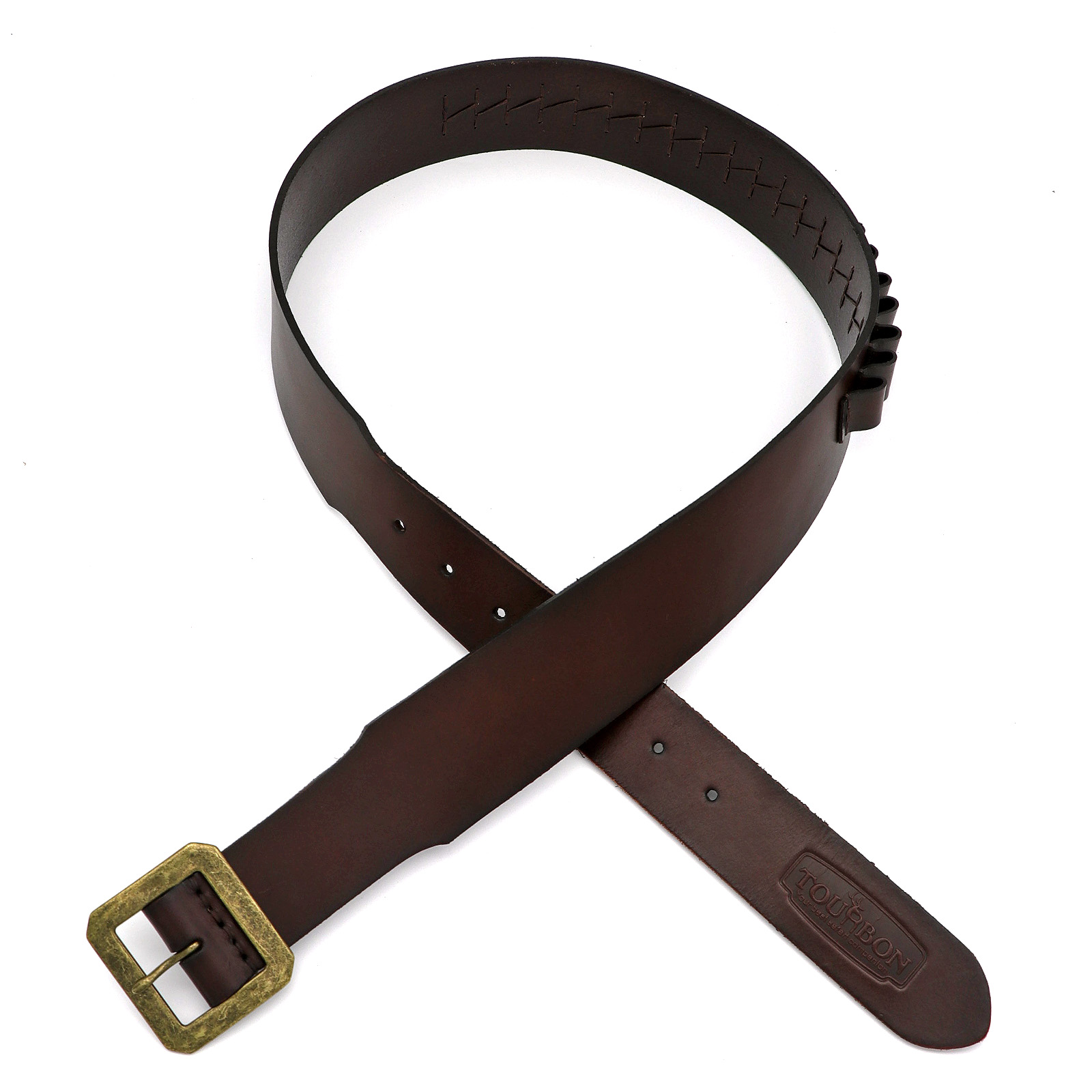 TOURBON Adjustable Leather Bandolier Pistol Cartridge Belt for 44/45- Only Ship to USA, UK