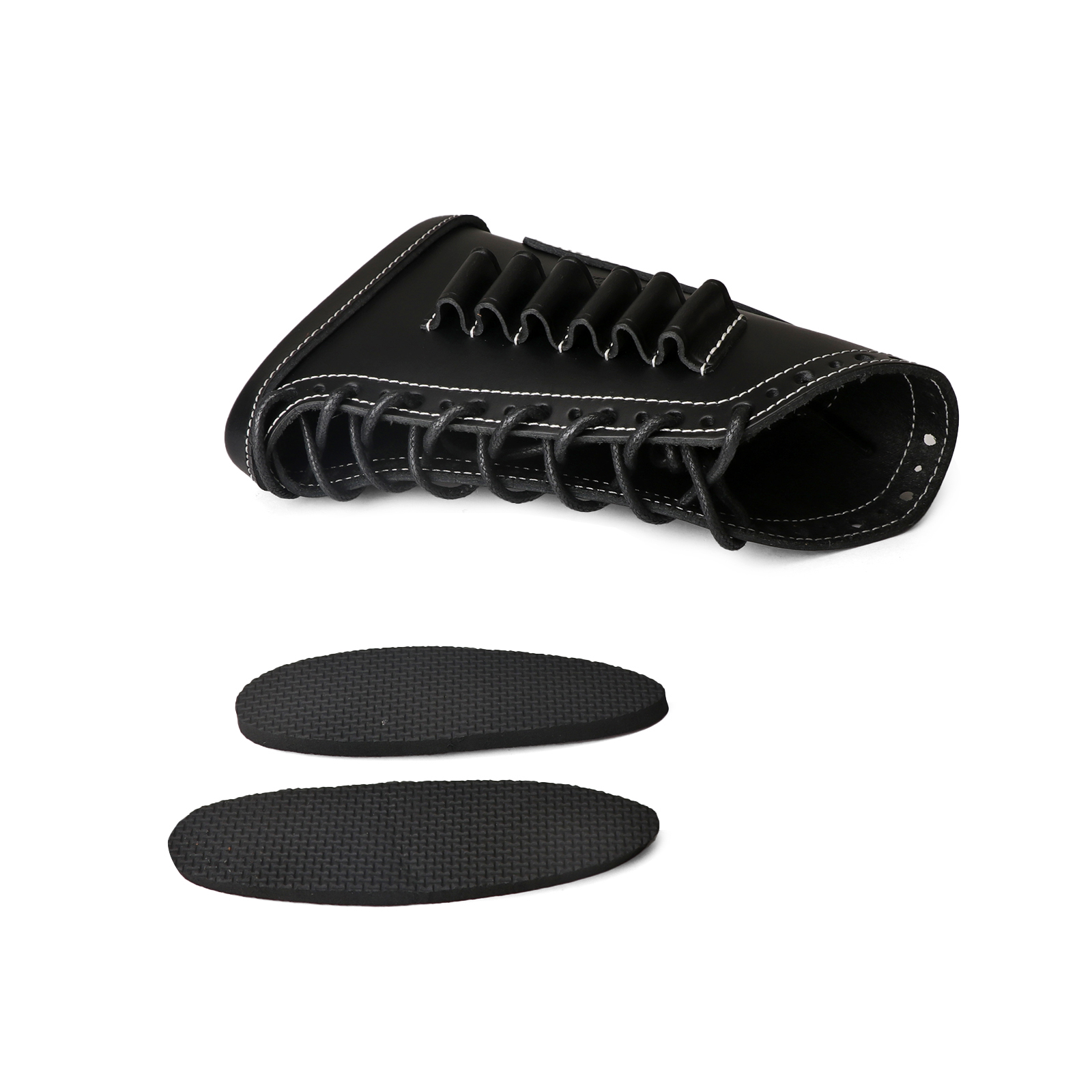 TOURBON Leather Shooting Slip on Recoil Pad