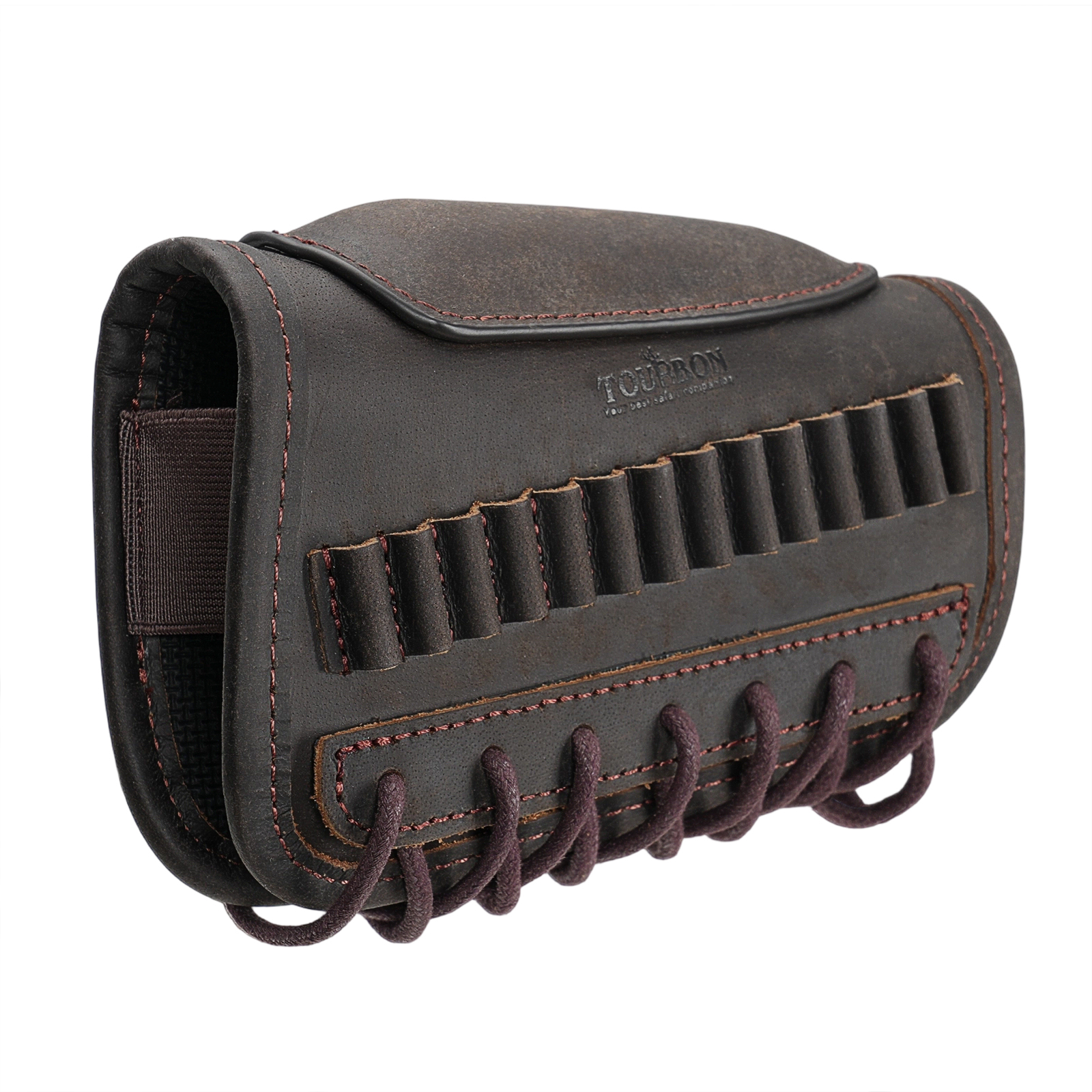 Tourbon Leather Buttstock Cheek Riser for .22LR