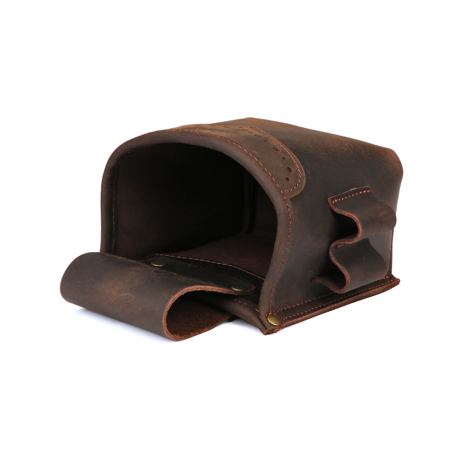 TOURBON Leather Shell Holder Clay Trap Skeet Shooting Bag