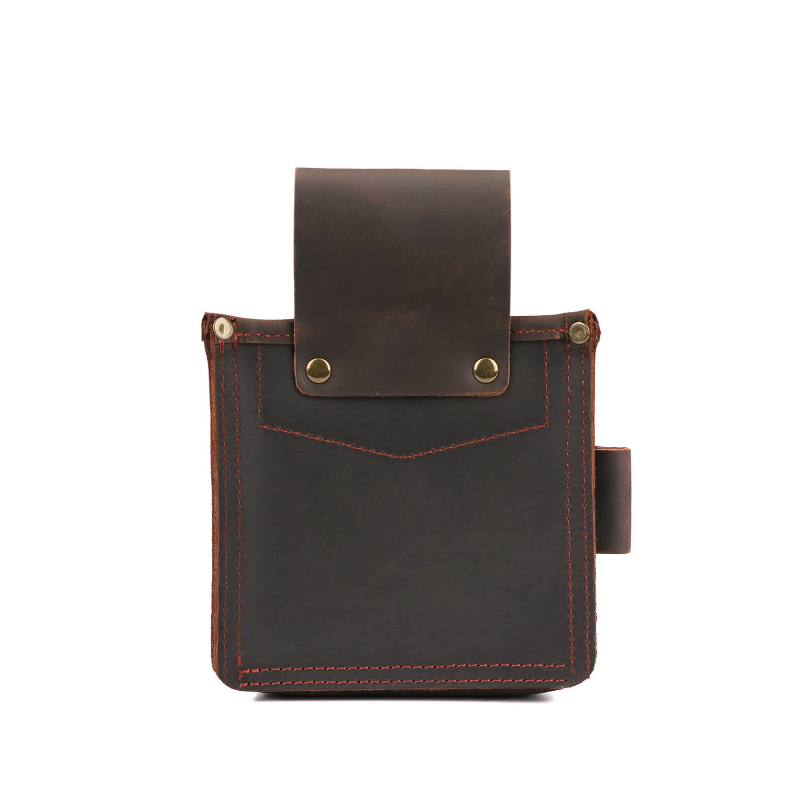 TOURBON Leather Shell Holder Clay Trap Skeet Shooting Bag