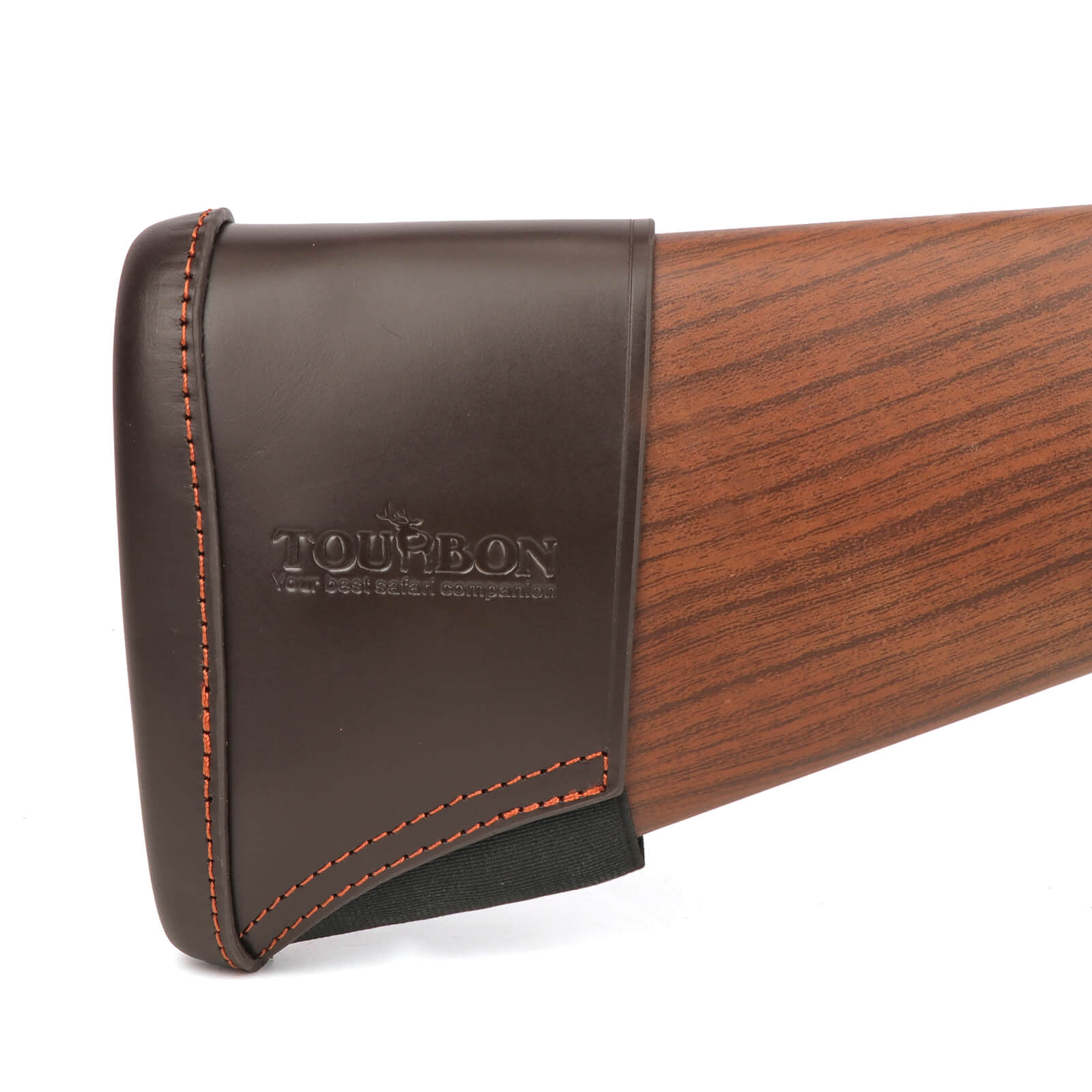 TOURBON Genuine Leather Buttstock Extension Slip on Recoil pad