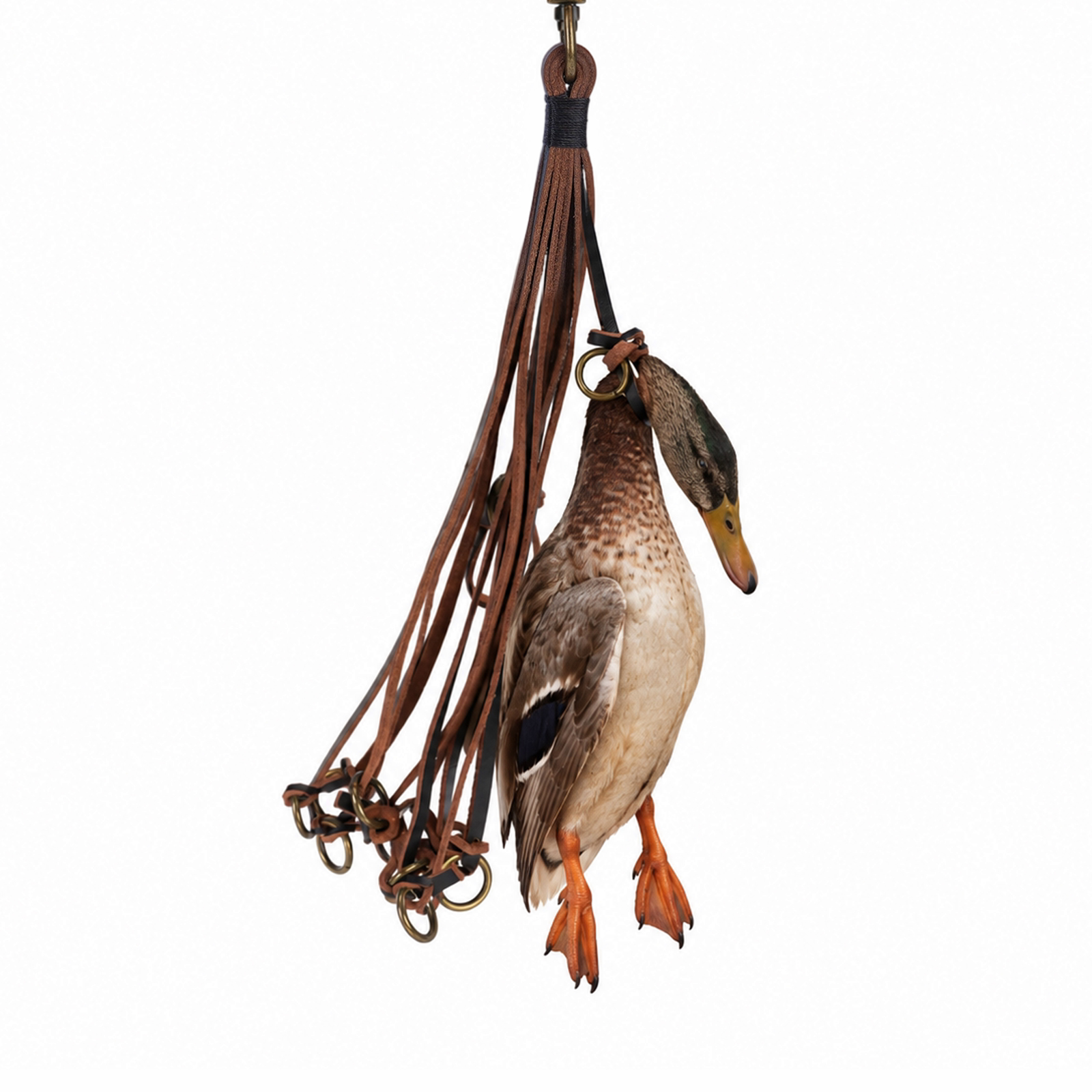 TOURBON Hunting Leather Bird Duck Strap Carrier 12 Loops