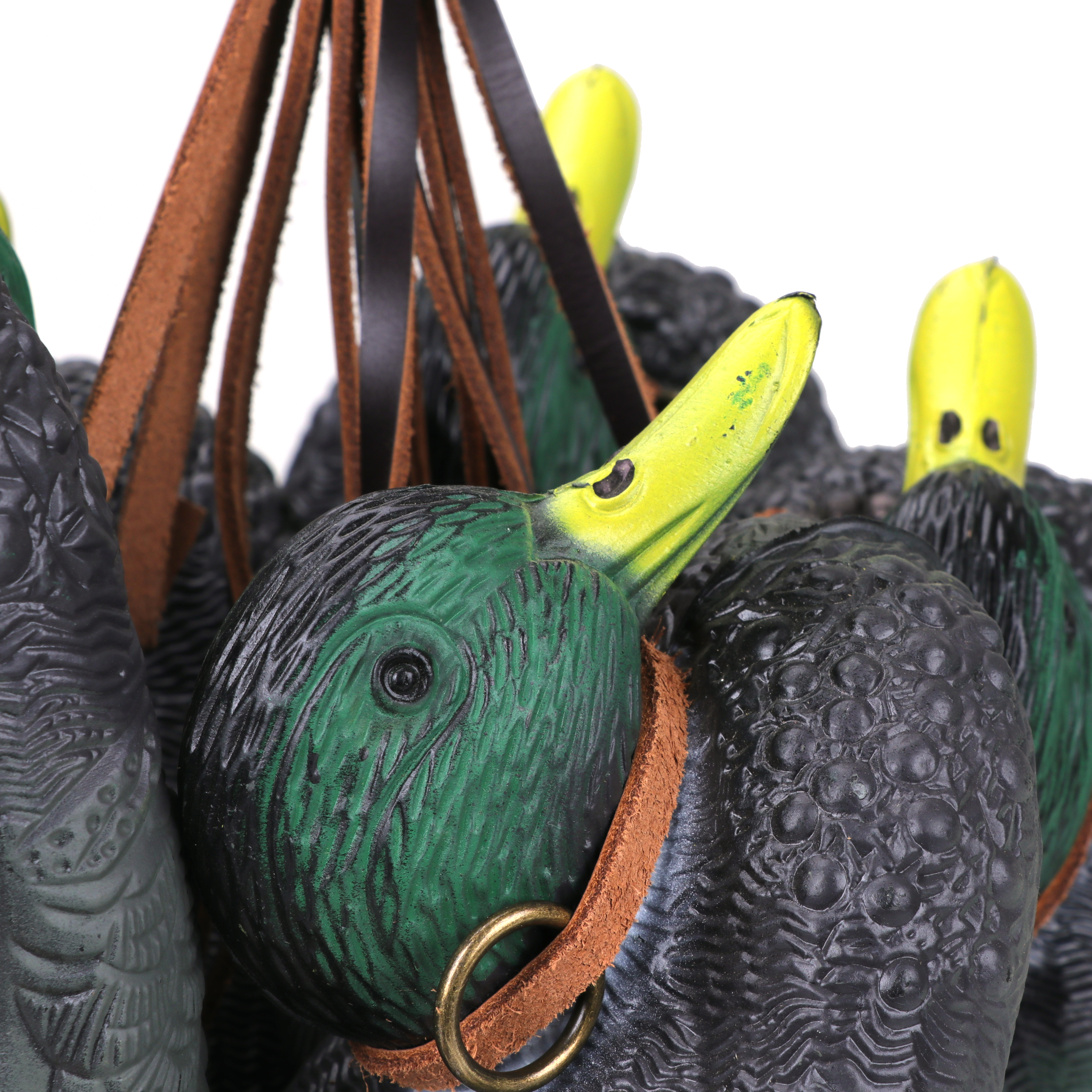 TOURBON Hunting Leather Bird Duck Strap Carrier 12 Loops