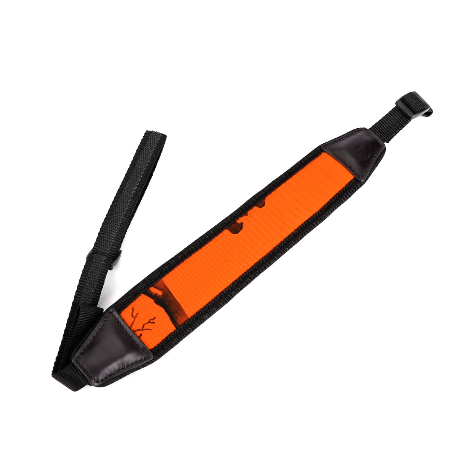 TOURBON Neoprene Hunting Sling Orange Camo