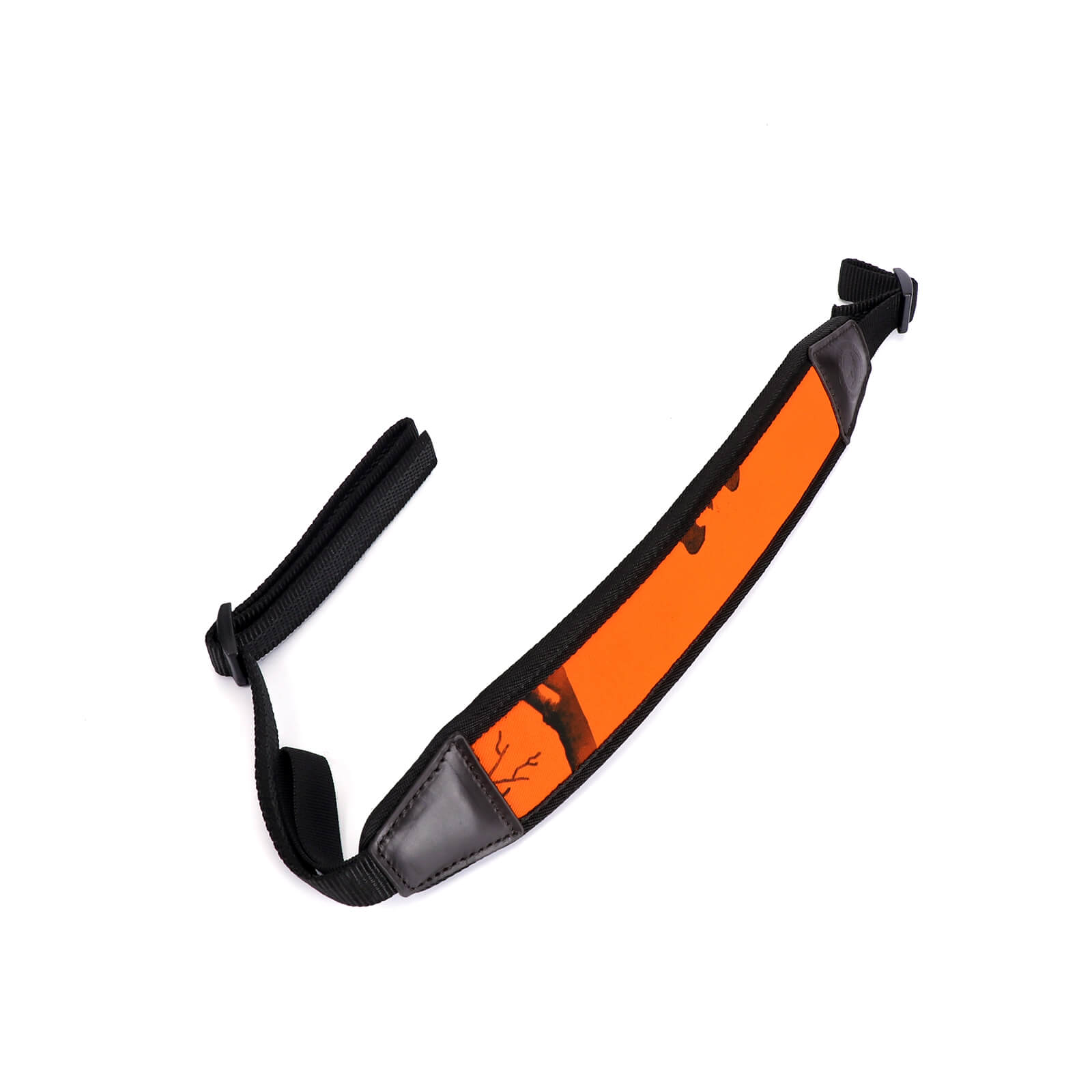 TOURBON Neoprene Hunting Sling Orange Camo