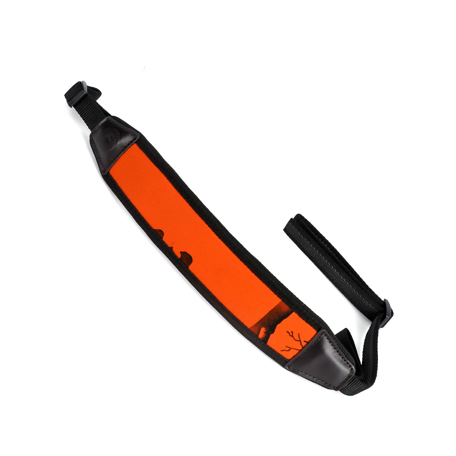 TOURBON Neoprene Hunting Sling Orange Camo