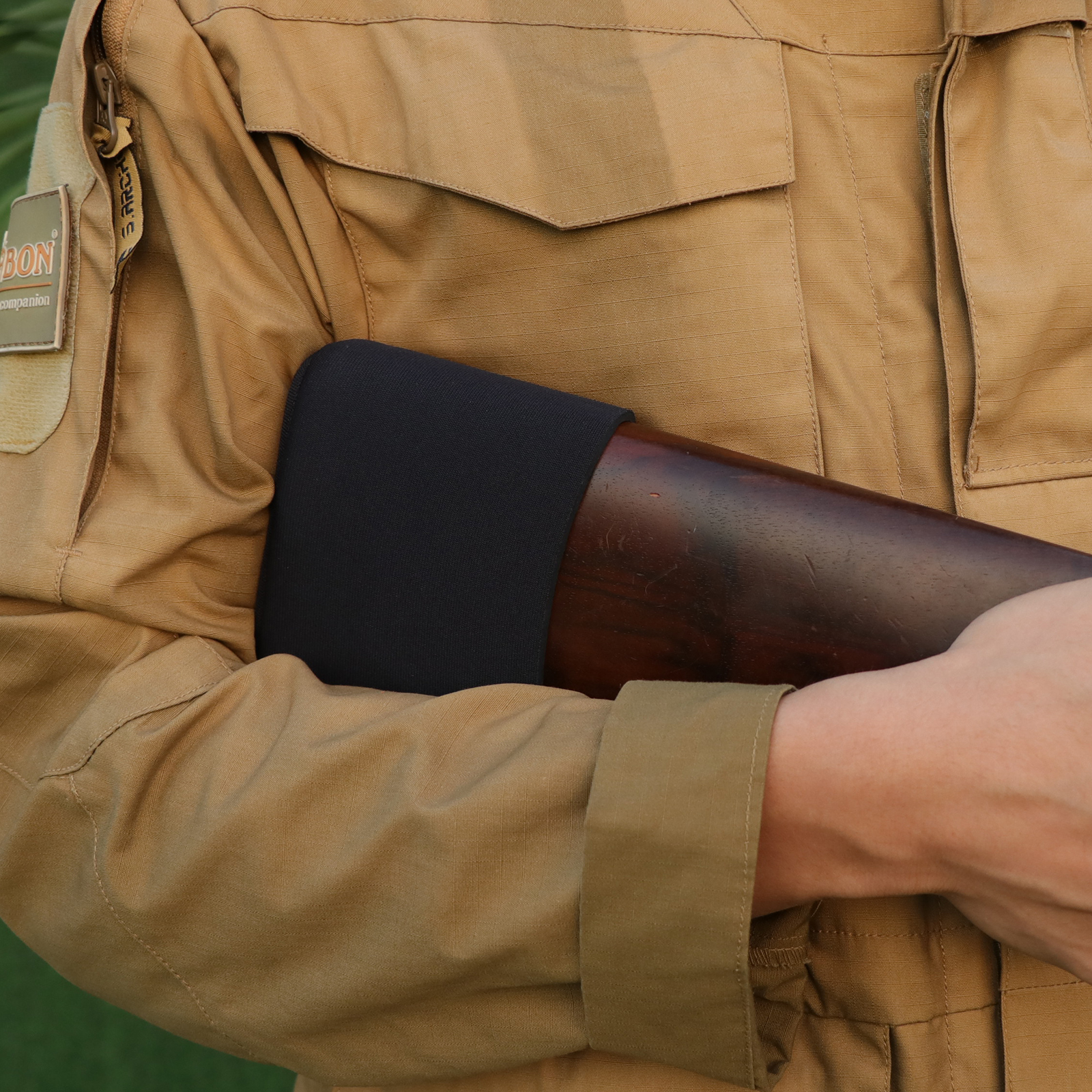 TOURBON Shooting Adjustable Slip On Recoil Pad