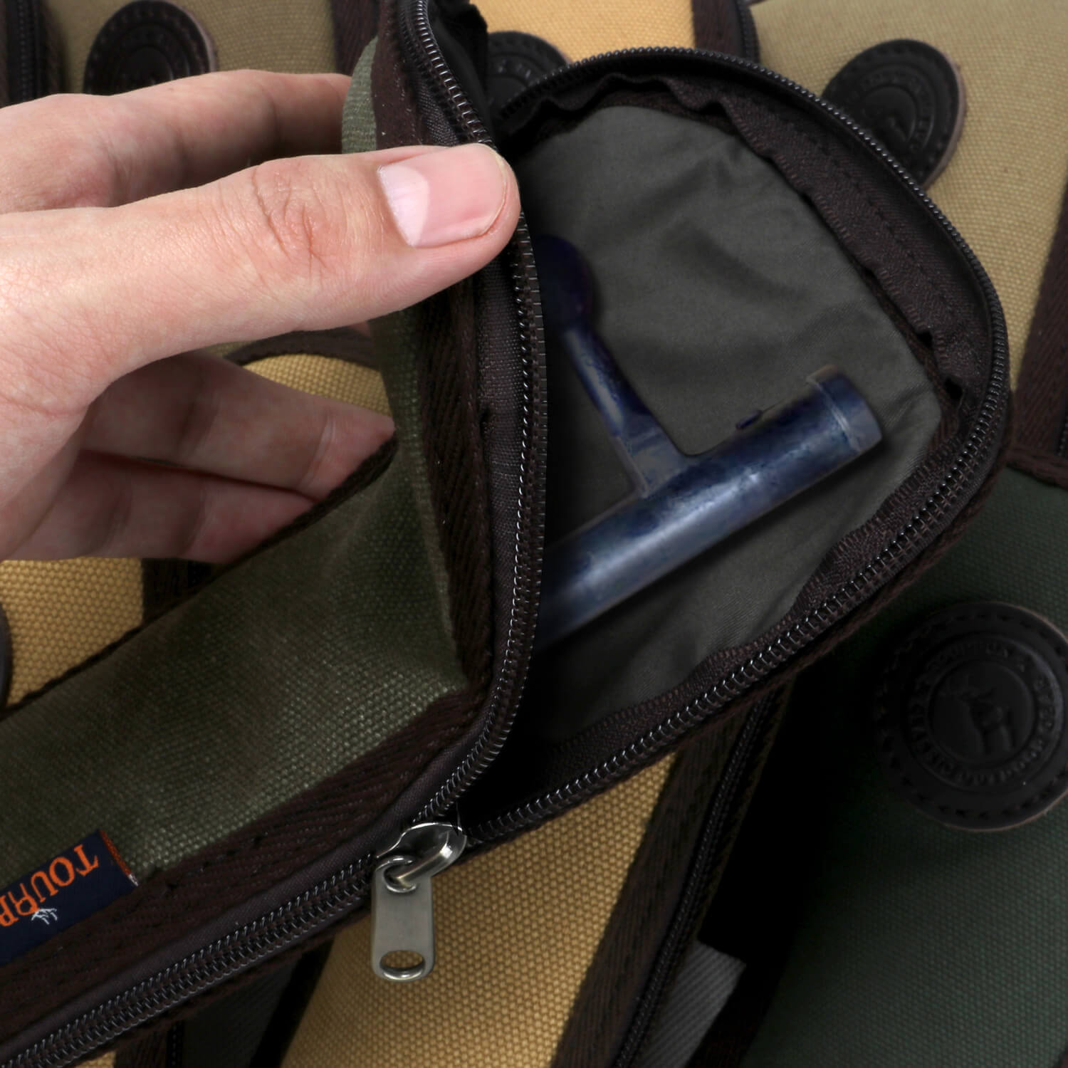 TOURBON Hunting Canvas Bolt Pouch Sheath Holder