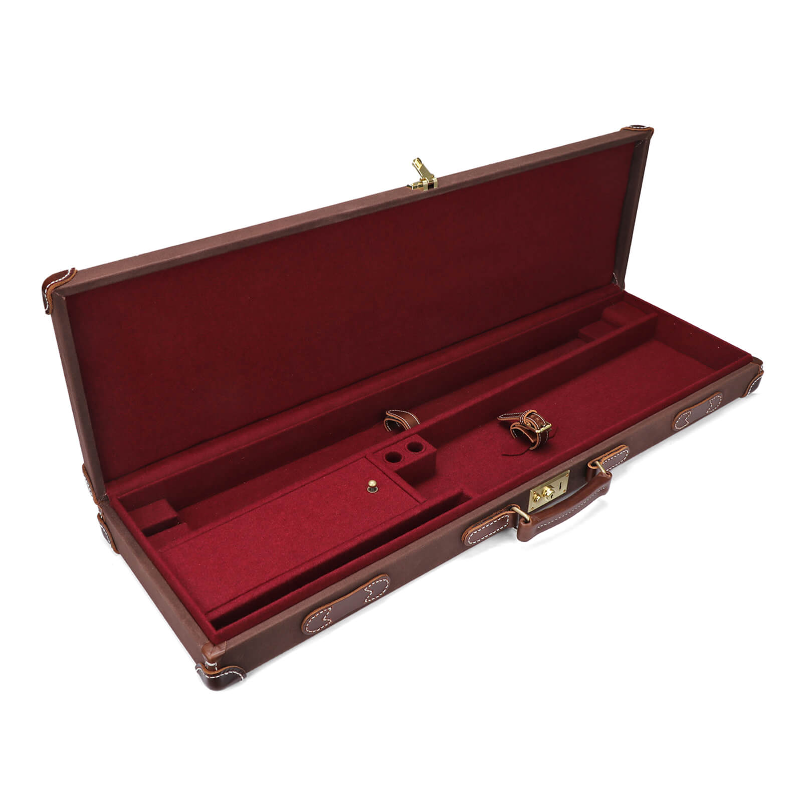 Tourbon Deluxe Waxed Canvas and Leather Hard Case