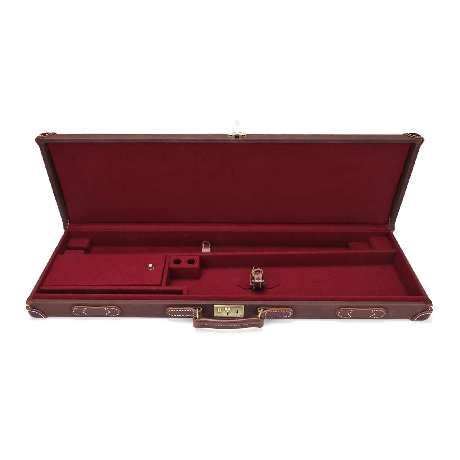 Tourbon Deluxe Waxed Canvas and Leather Hard Case