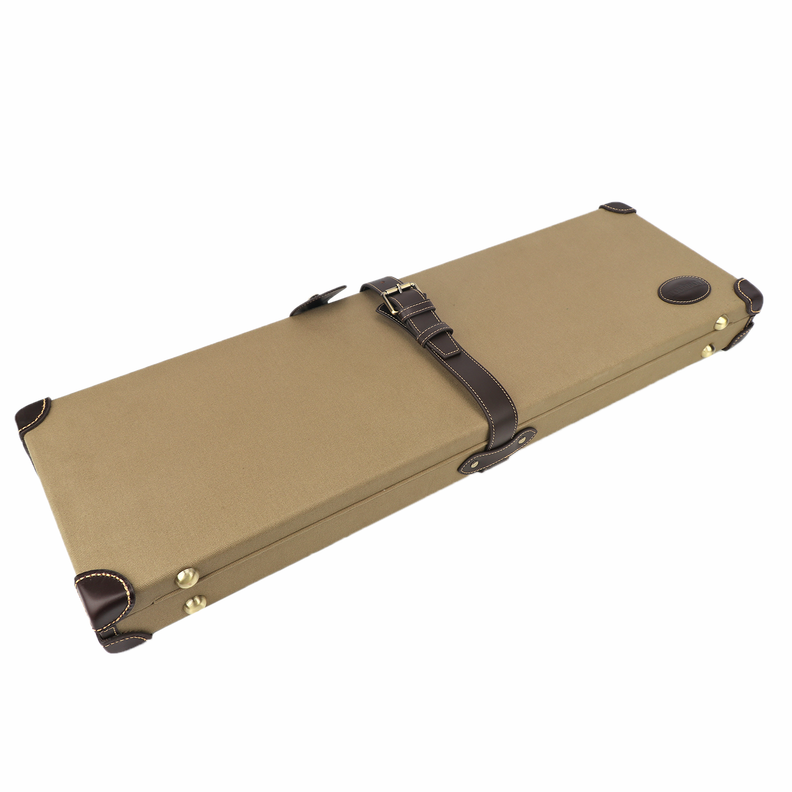 TOURBON Vintage Hard Storage Case with Soild Brass Lock