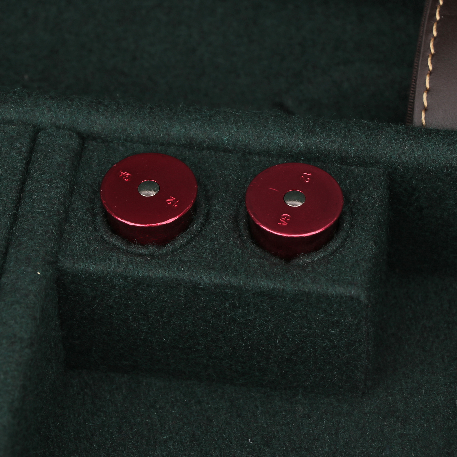 TOURBON Vintage Hard Storage Case with Soild Brass Lock