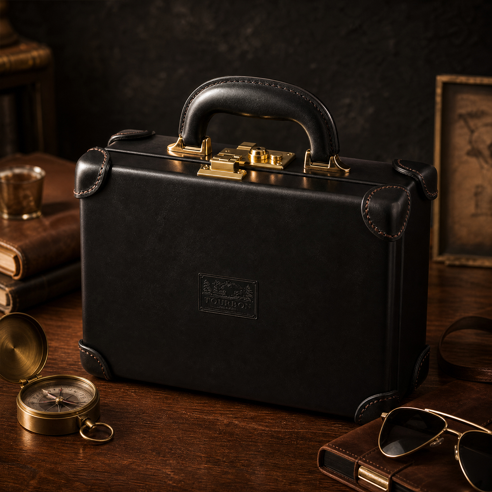 Tourbon Hunting Sport Shooting Leather Carry Case