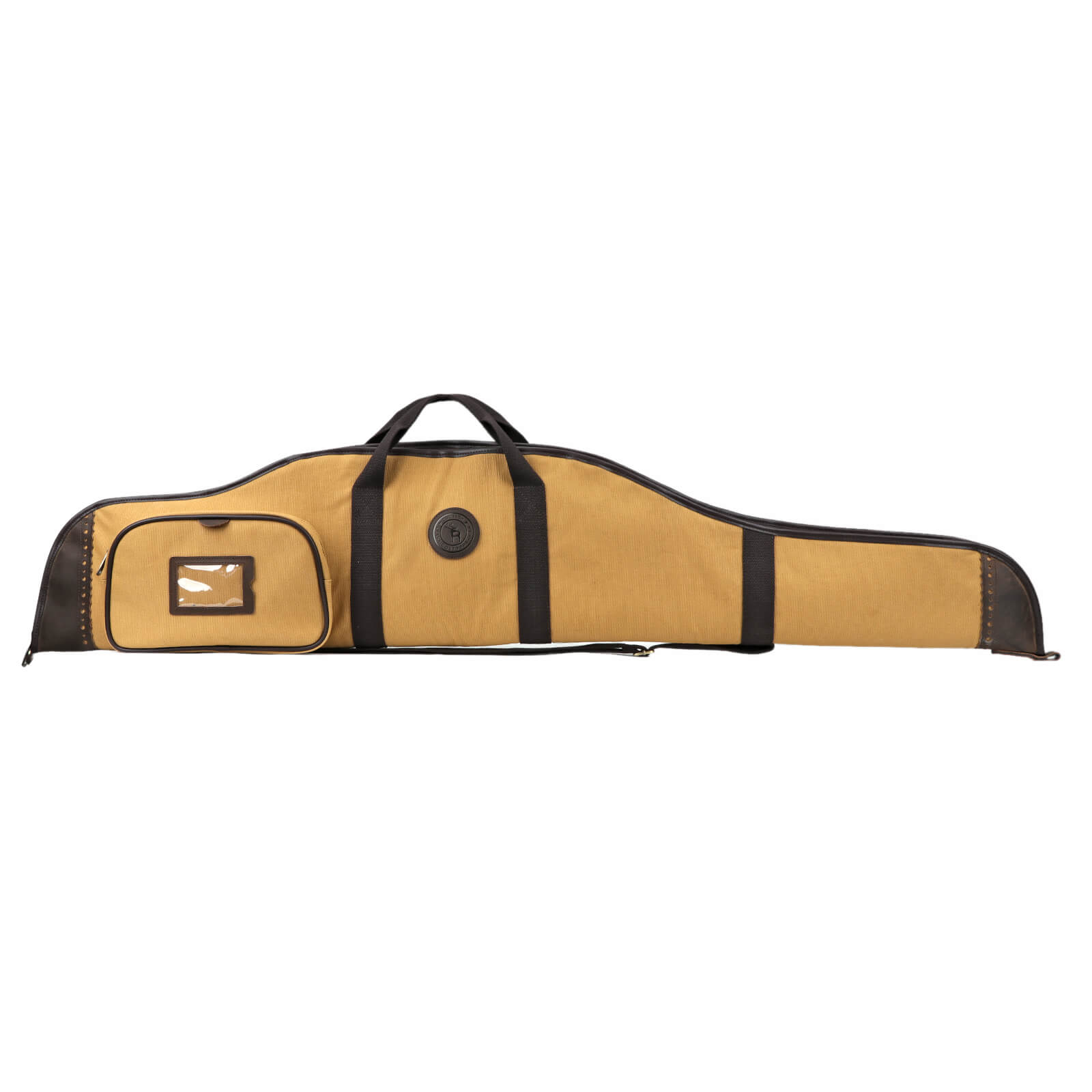 TOURBON Canvas Leather Hunting Bag 46 inch with Pocket