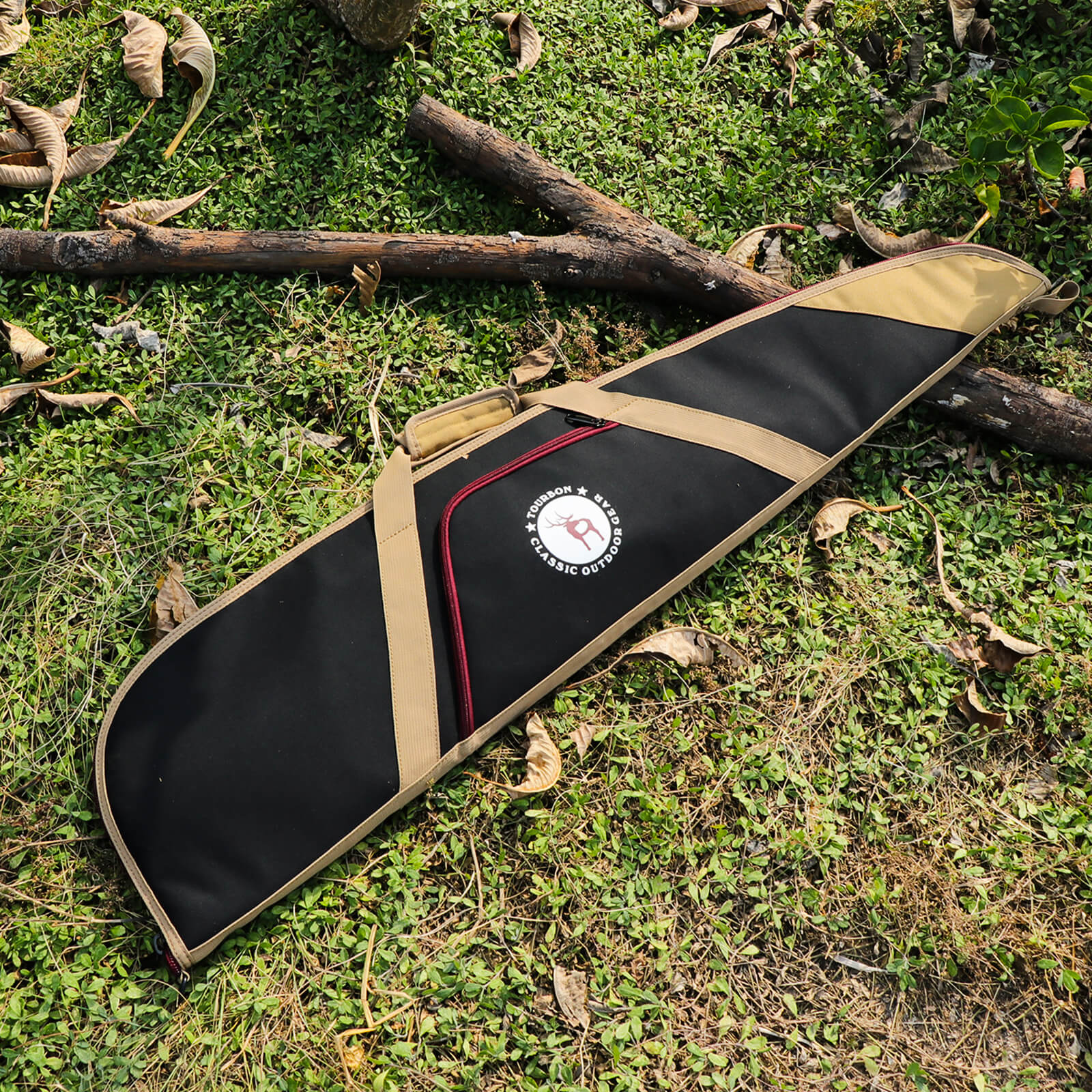 TOURBON Nylon Hutning Case Soft with Pocket Black