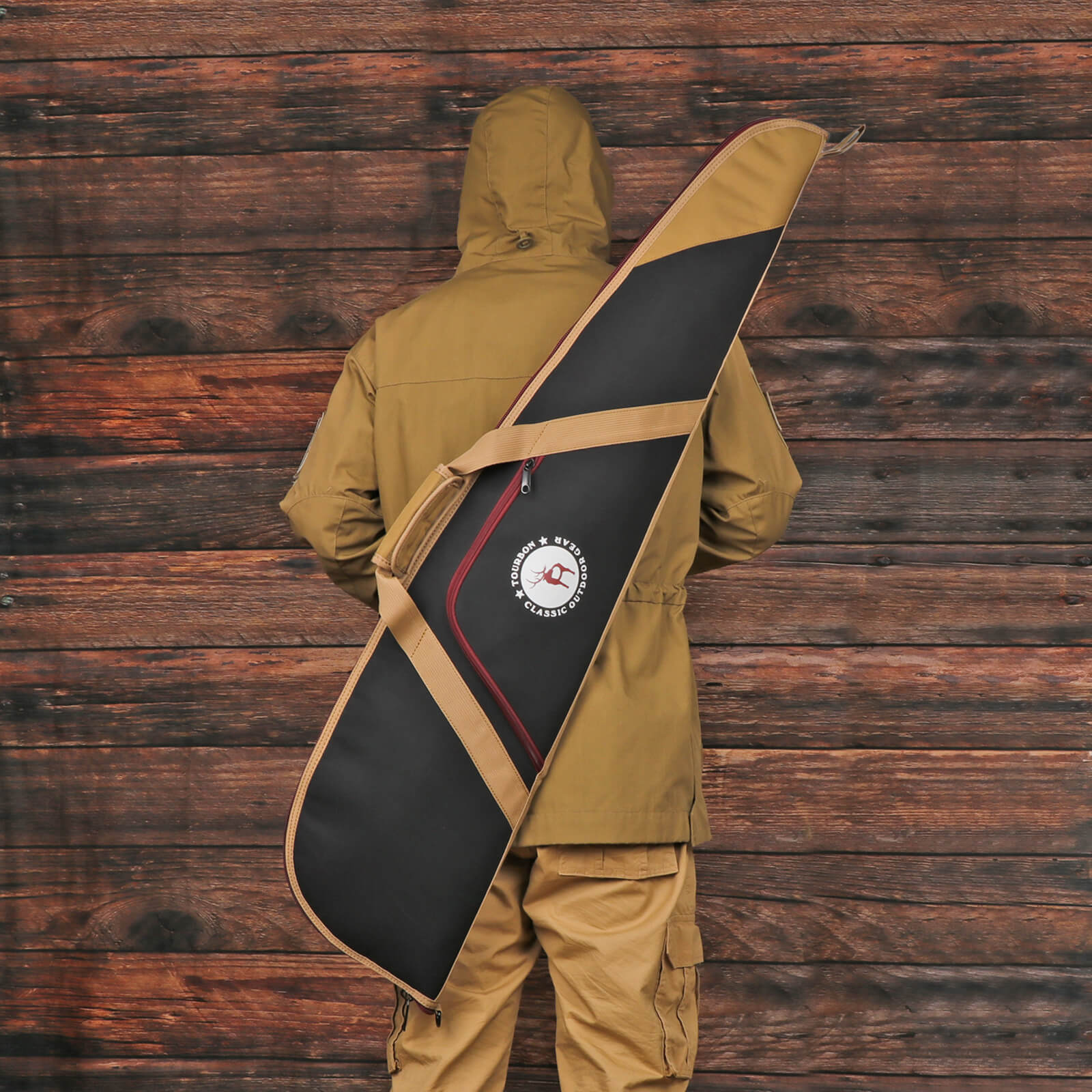 TOURBON Nylon Hutning Case Soft with Pocket Black