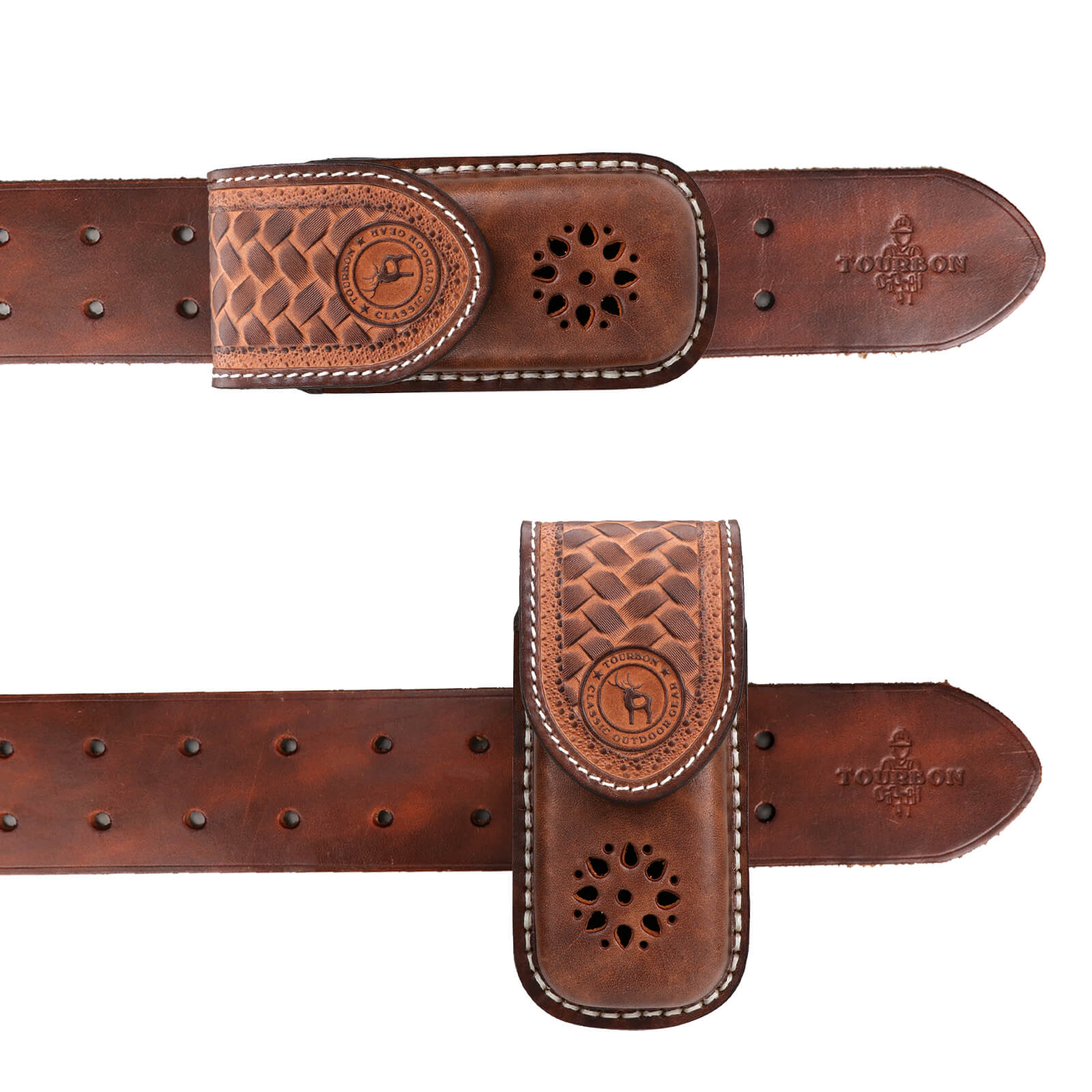 Tourbon Multitool Sheath with Belt Loop Leather Knife Holster 