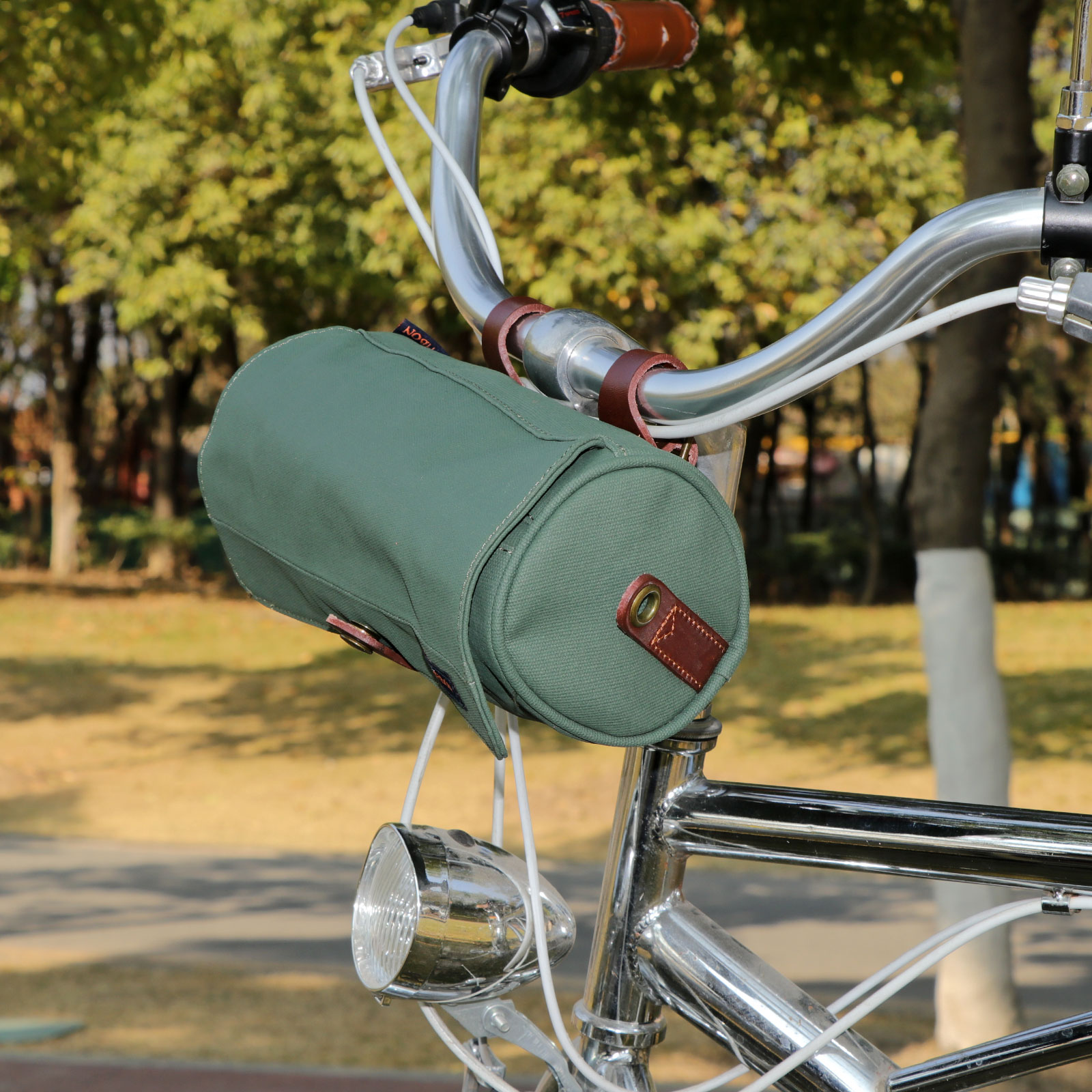 TOURBON Bicycle Handlebar Bag Top Tube Pouch 