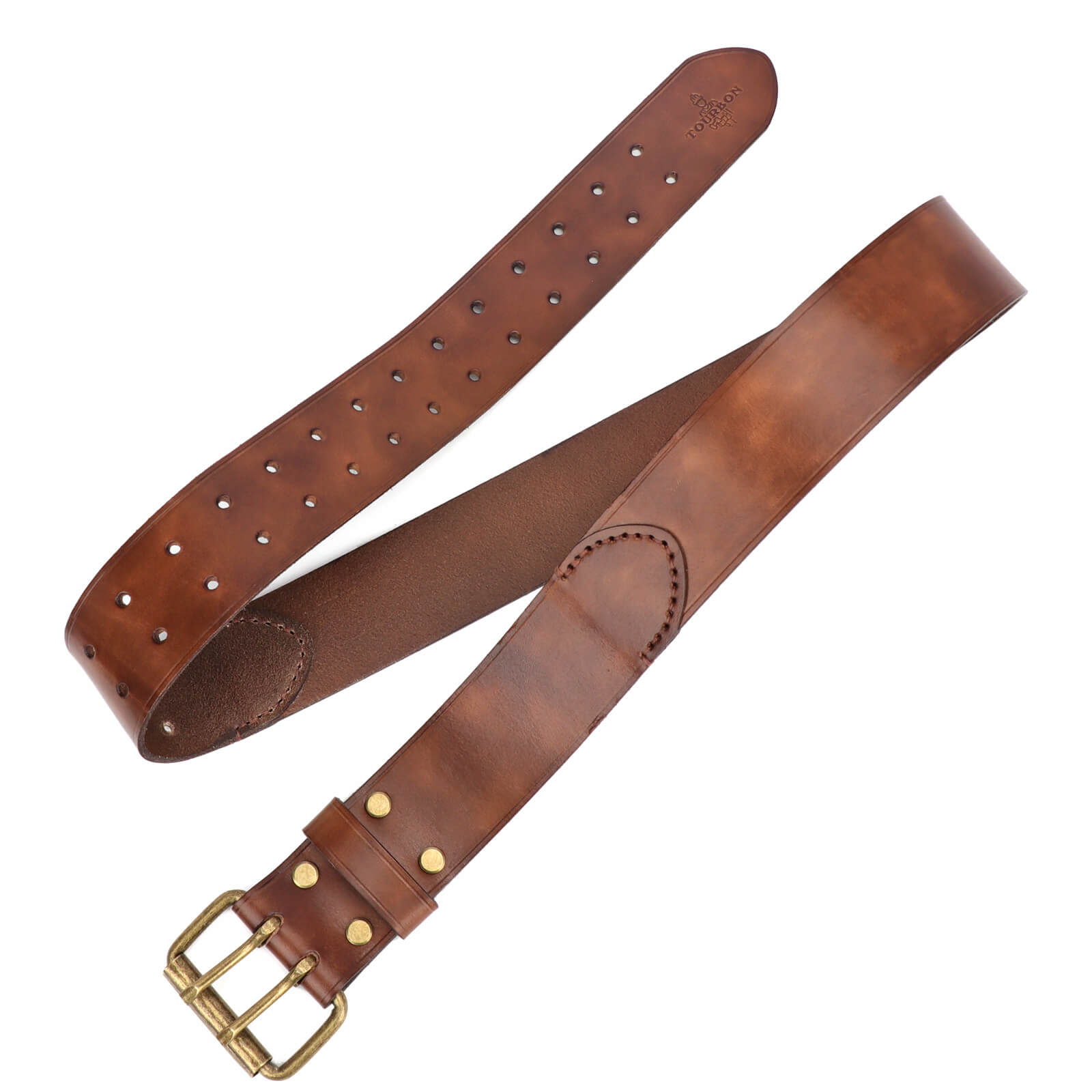 TOURBON Tool Belt 40-inch Leather Work Waist Belt