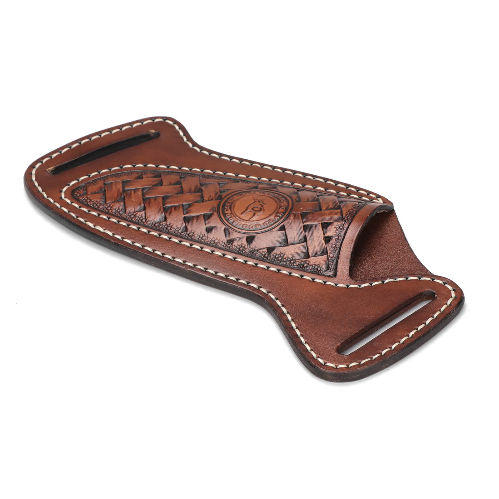 Tourbon Leather Fixed Blade Knife Sheath for Belt Pocket