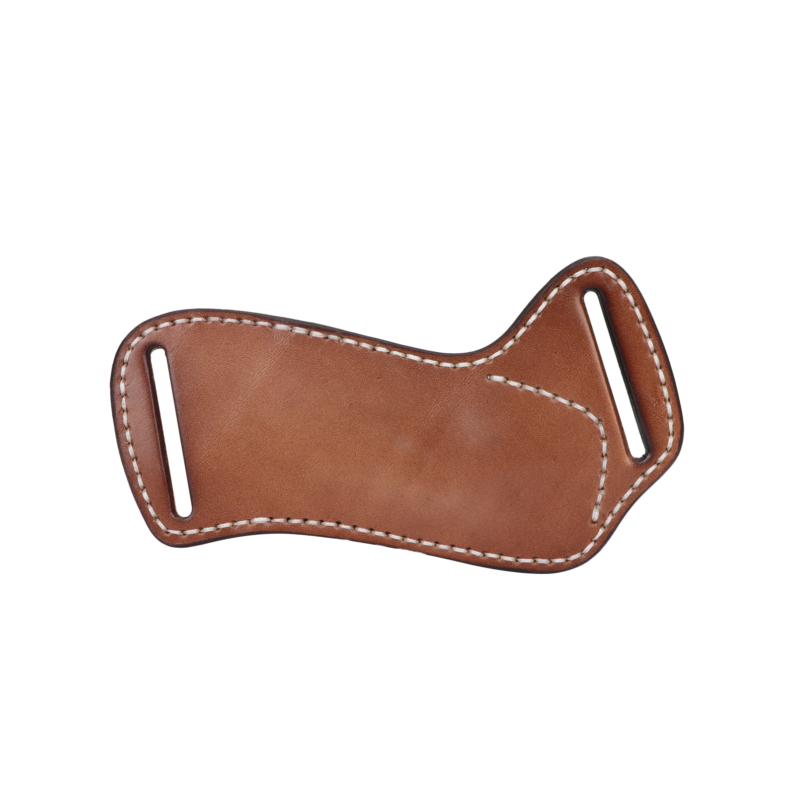 TOURBON Genuine Leather Pocket Knife Sheath for EDC & Belts