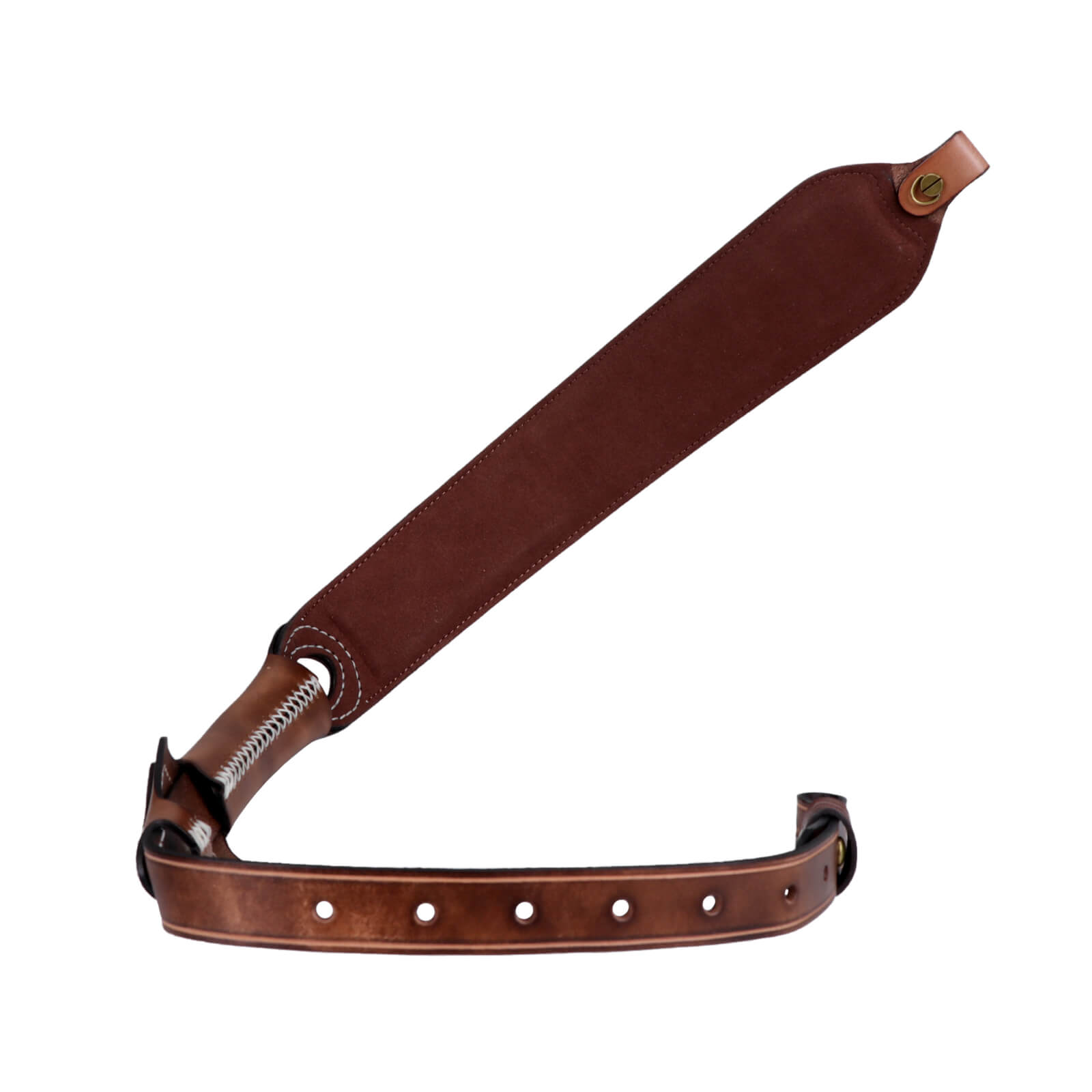 TOURBON Vintage Leather Sling with Thumb Loop