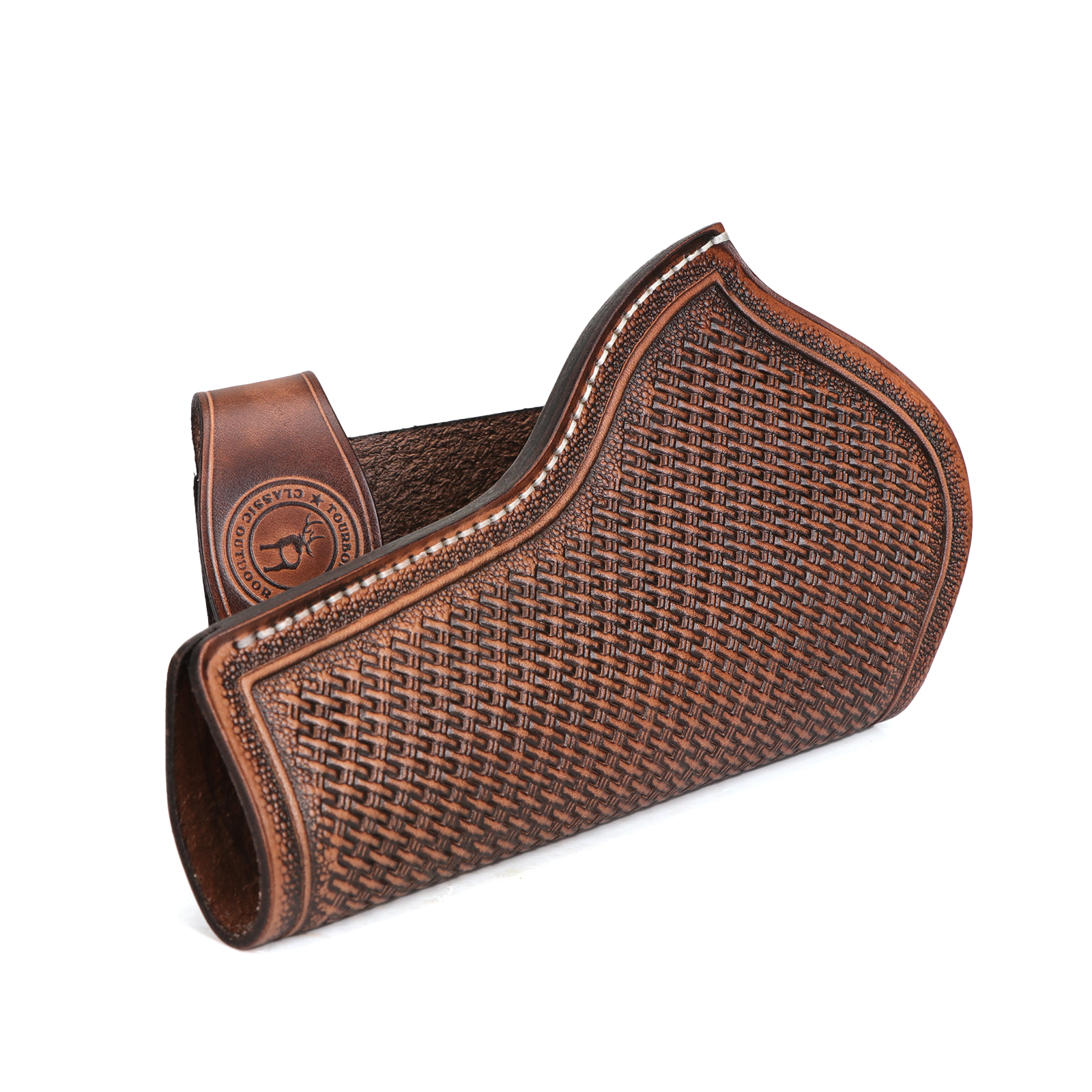 TOURBONレザー ハーネス型ホルスター ブラウン Tourbon Multitool Sheath with Belt Loop Leather Knife Pouch