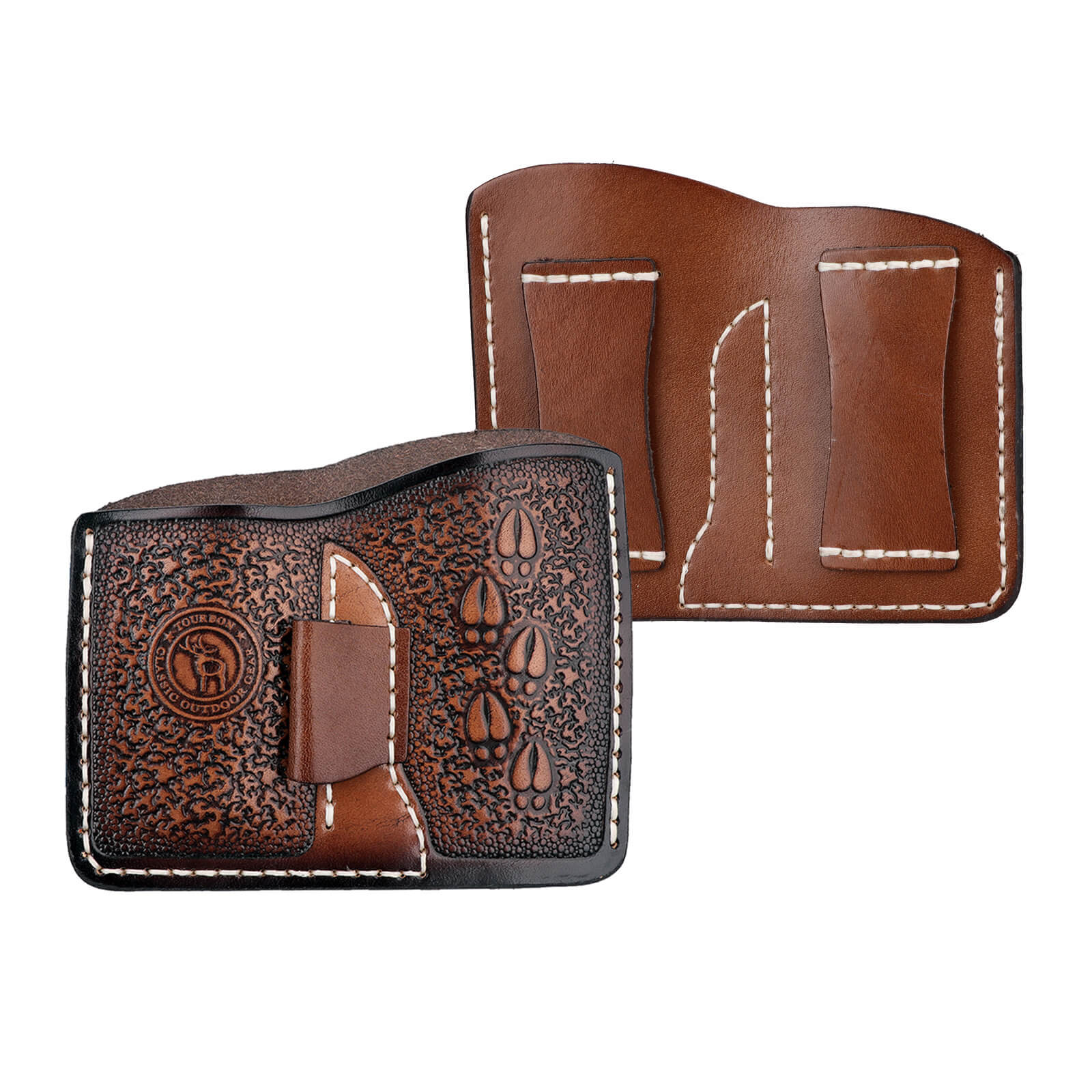 TOURBON Leather Belt Holster and Magazine Pouch