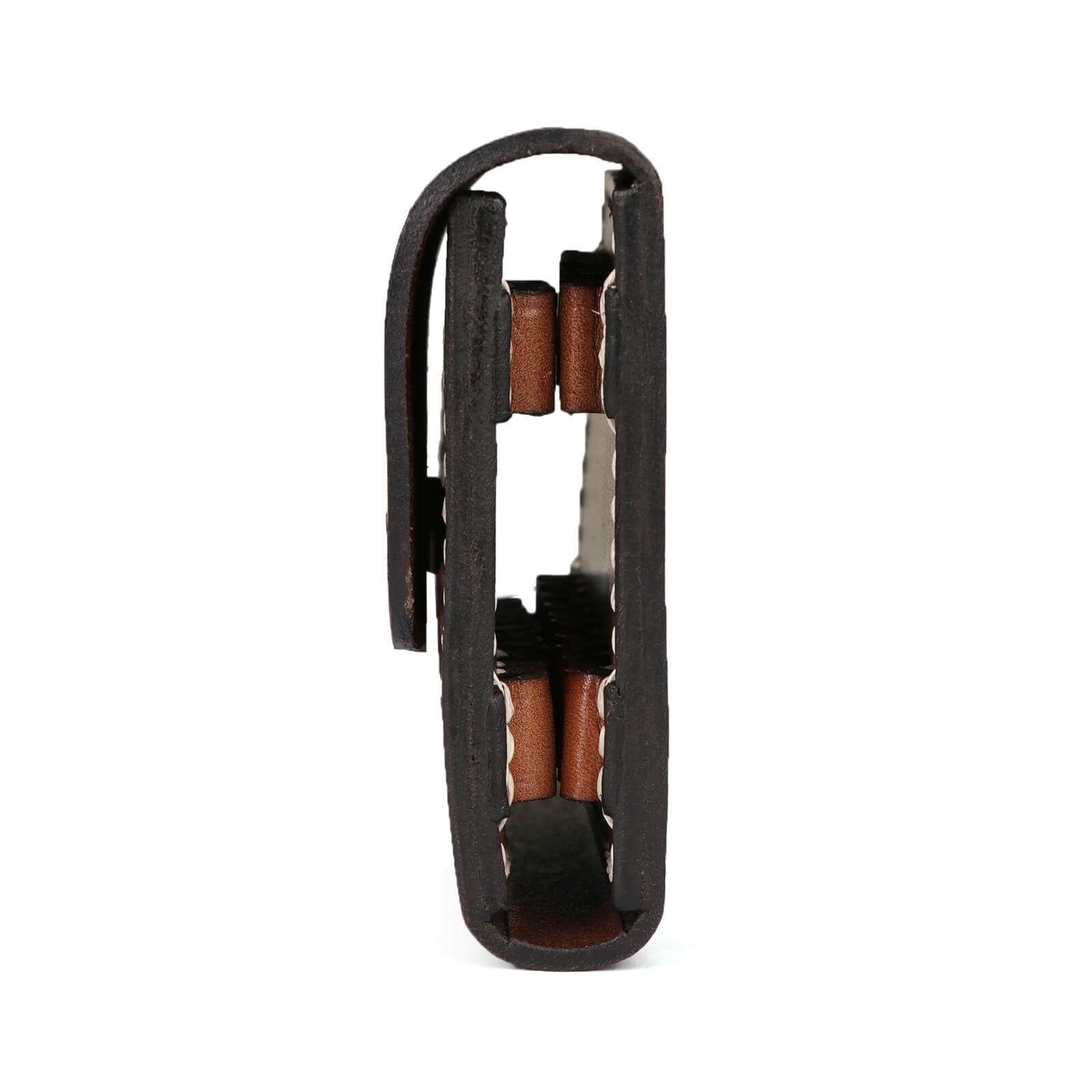 TOURBON Vintage Leather Hunting Shell Holder Wallet for .22 .17