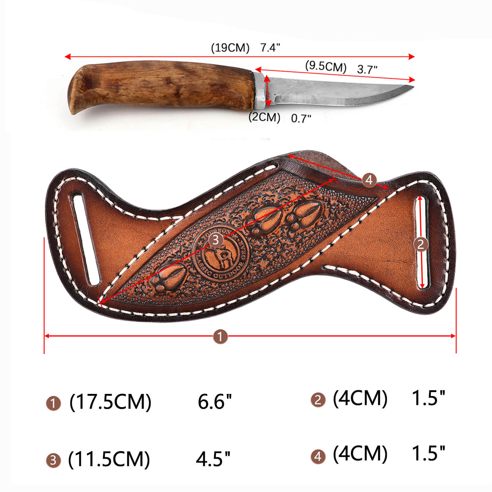 folding knife sheath leather