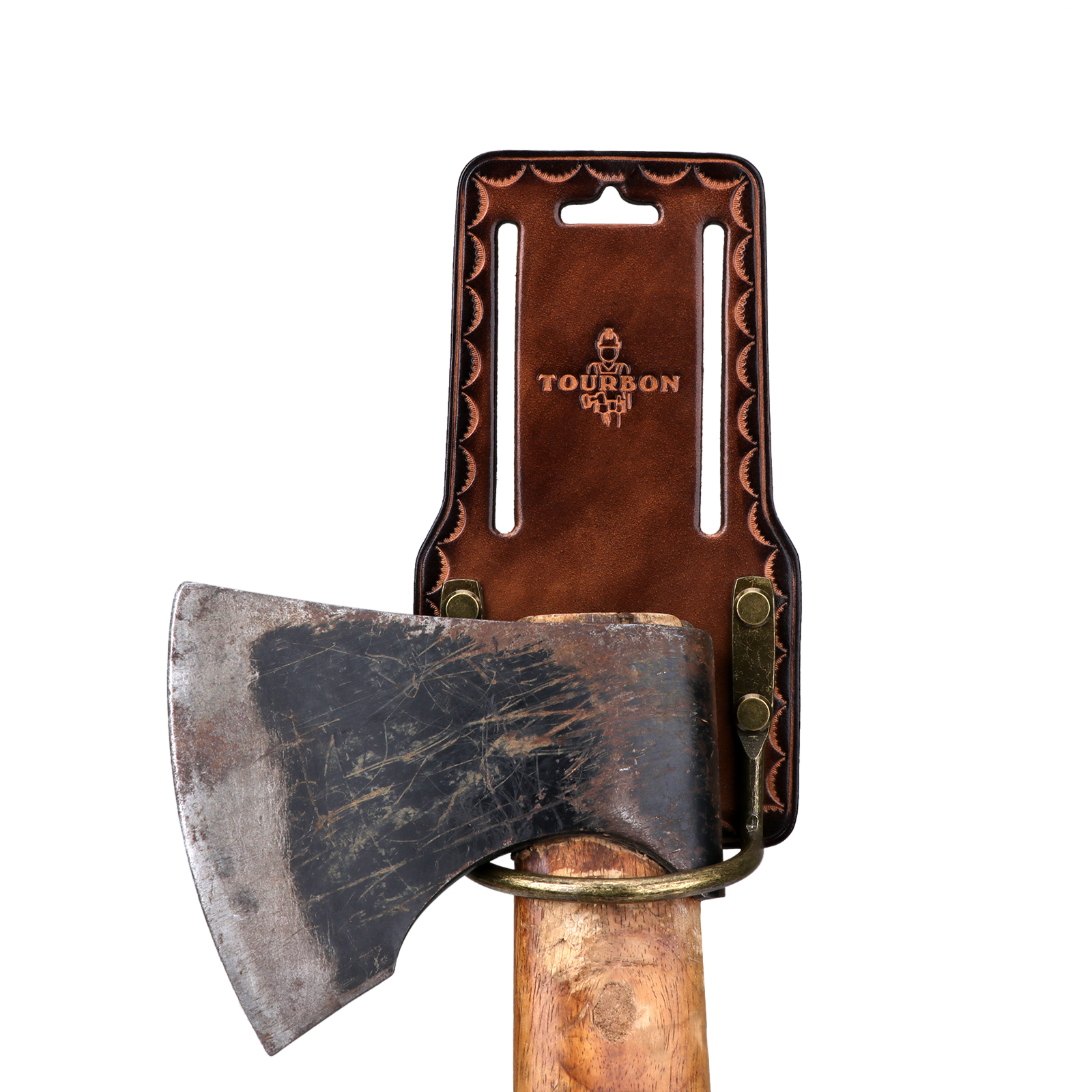 TOURBON Leather Hammer Holder Axe Holster for 3" Belt