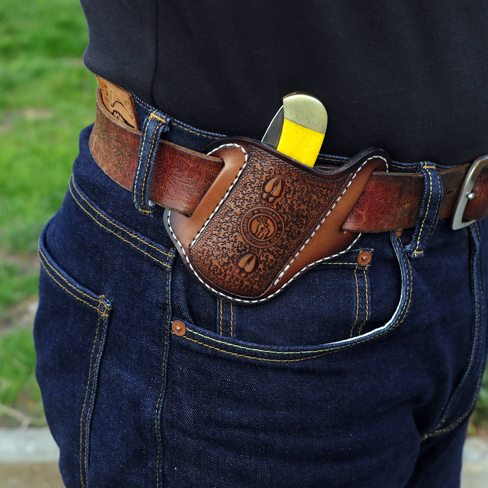 pocket folding knife sheath
