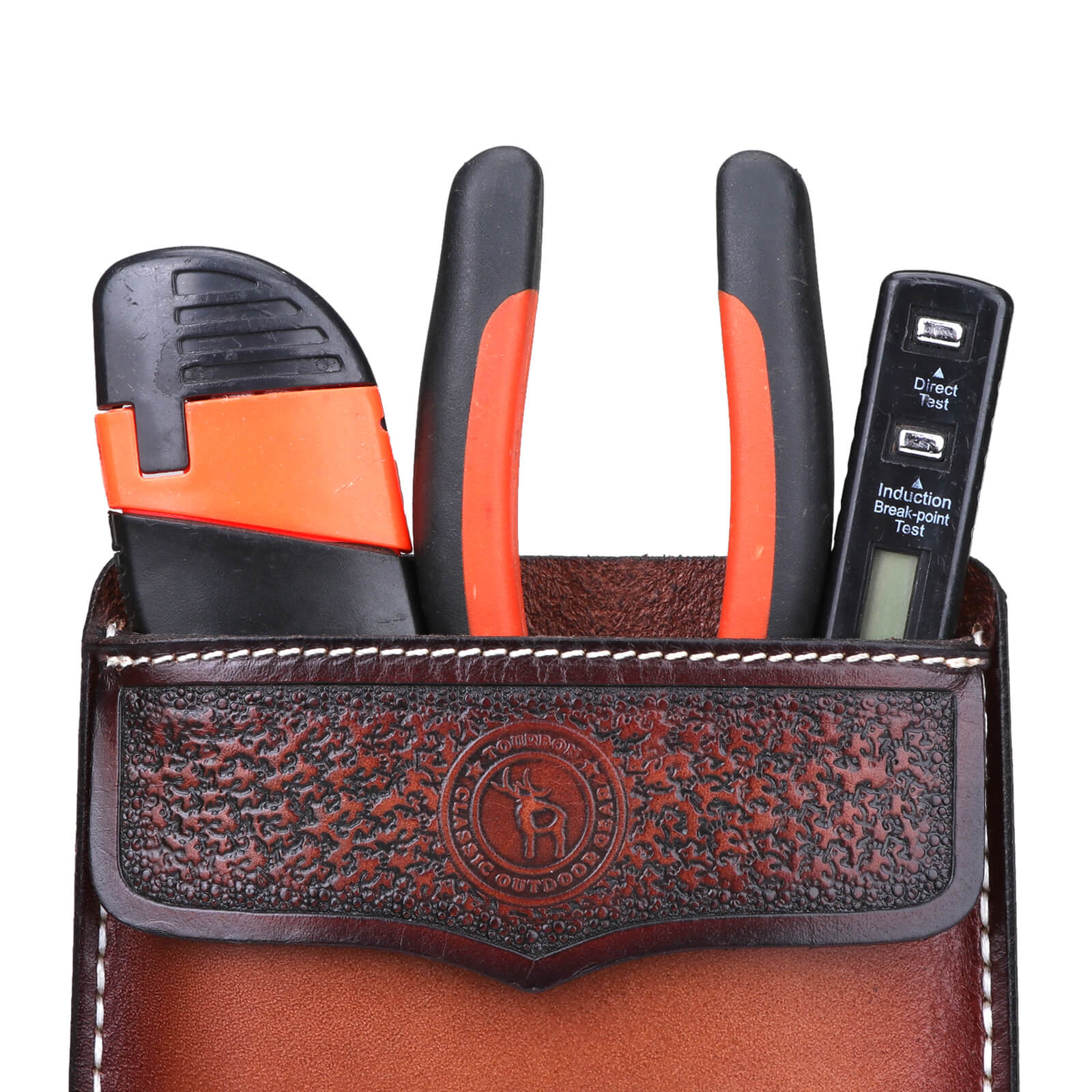 Tourbon Leather Pocket Protector Tool Pouch for Jeans Shirts Pocket Sleeve 