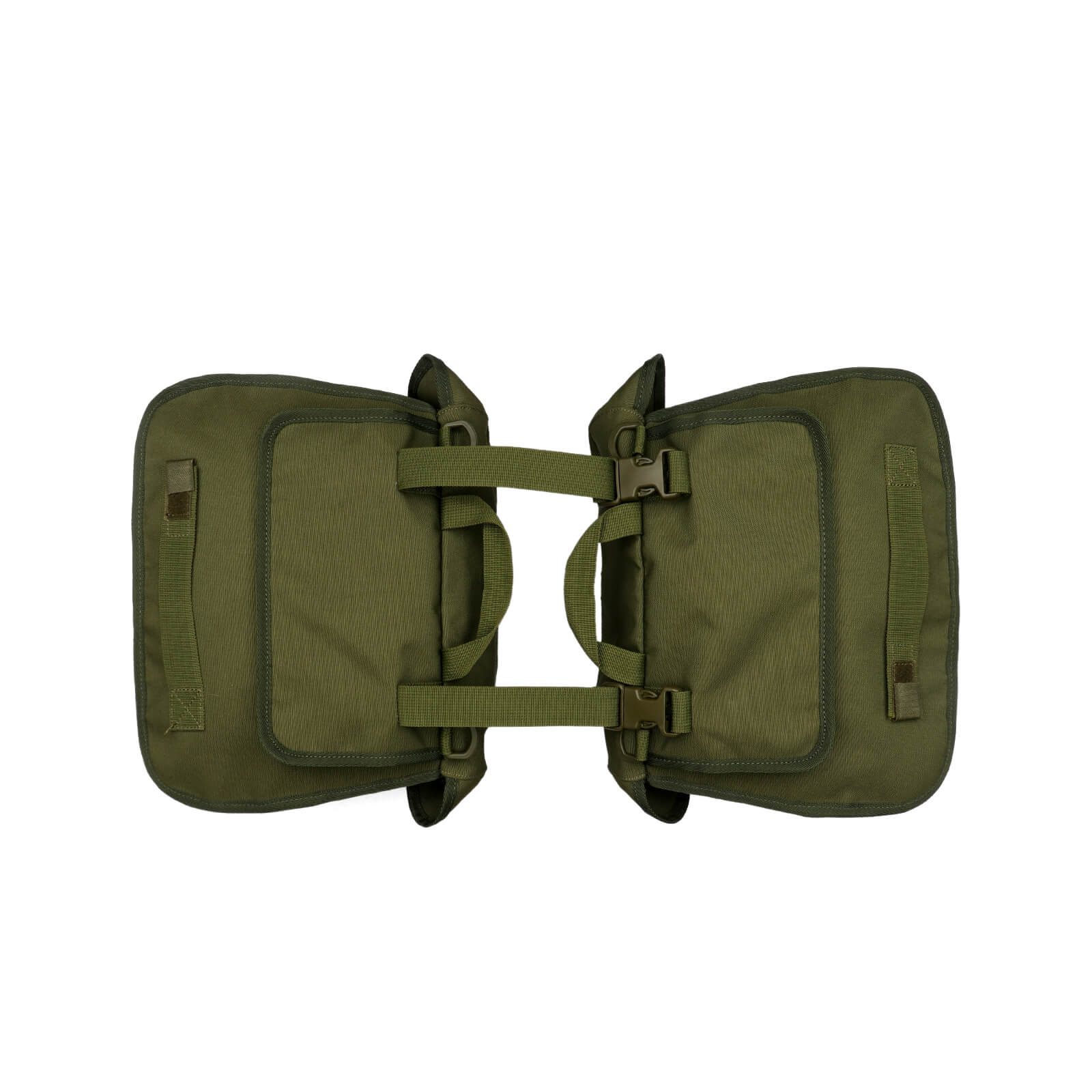 TOURBON Nylon Bicycle Double Panniers with Reflective Stripe