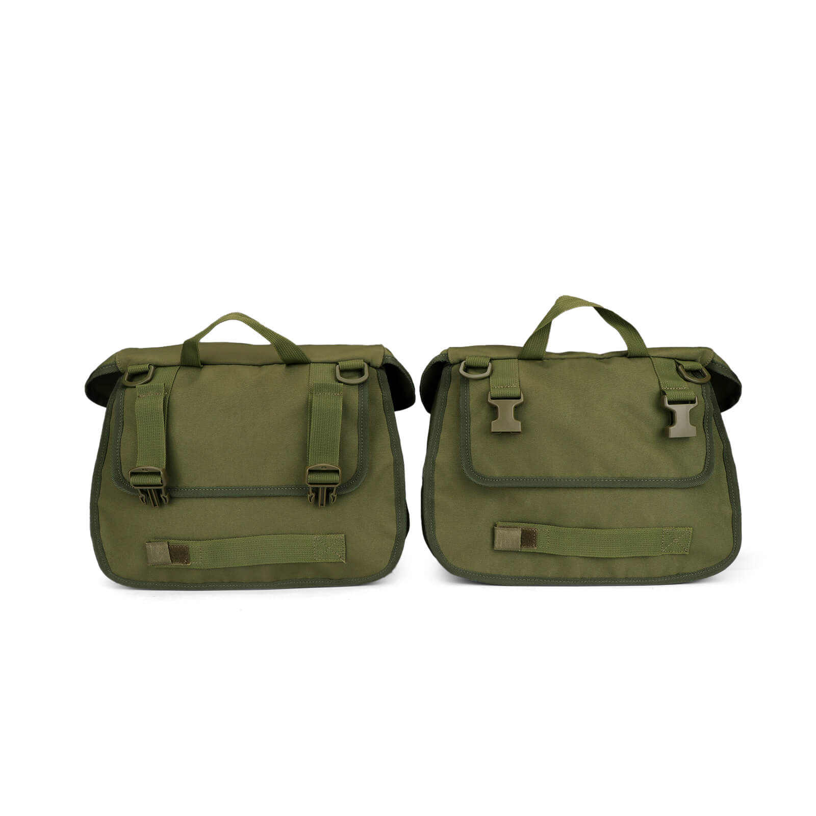 TOURBON Nylon Bicycle Double Panniers with Reflective Stripe