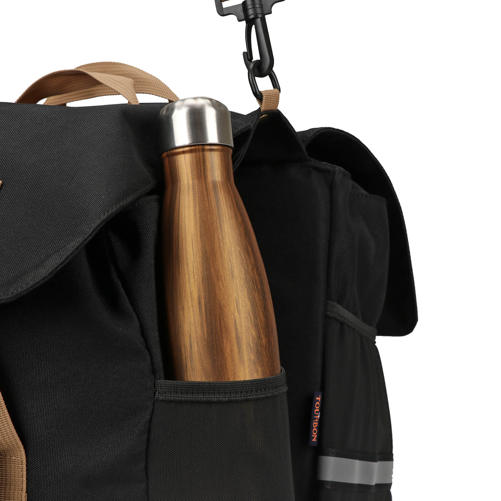 [Copy]TOURBON Nylon Bicycle Double Panniers with Reflective Stripe