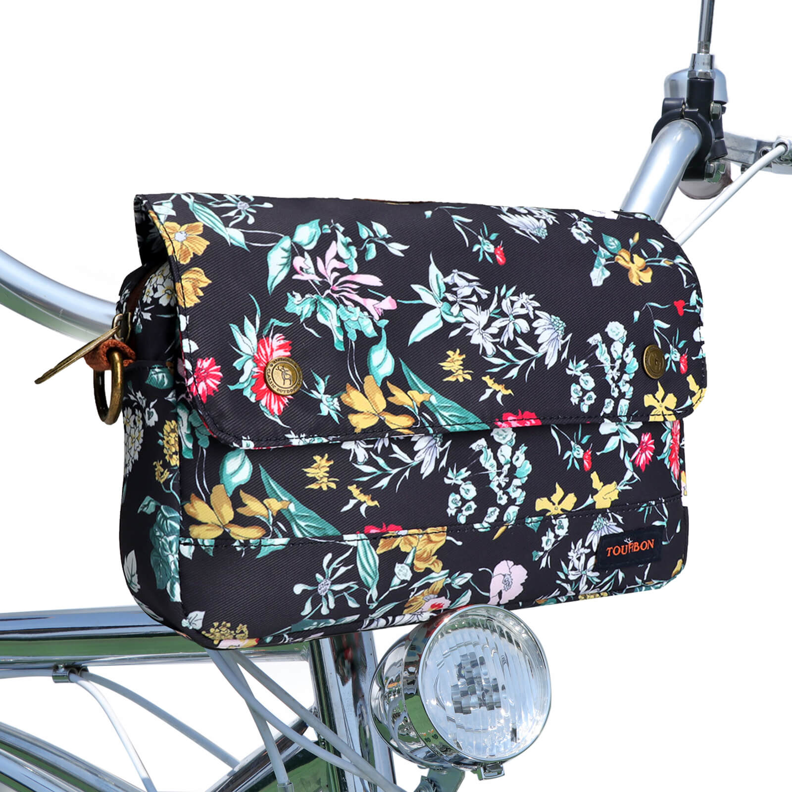 Tourbon Front Handlebar Bike Bag Cycling Frame Pouch