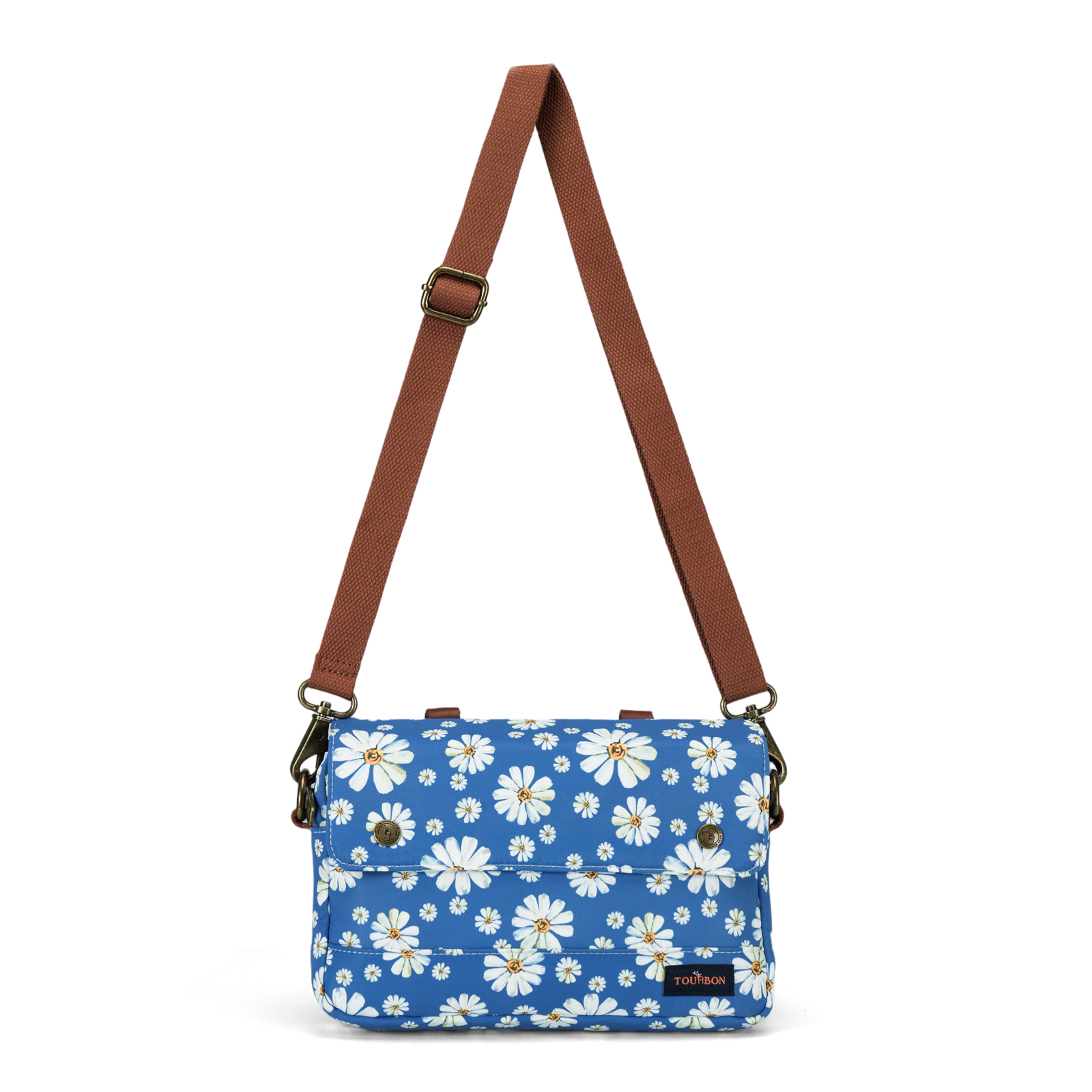 Tourbon Vintage Canvas Bike Handlebar Bag & Crossbody Shoulder Pack