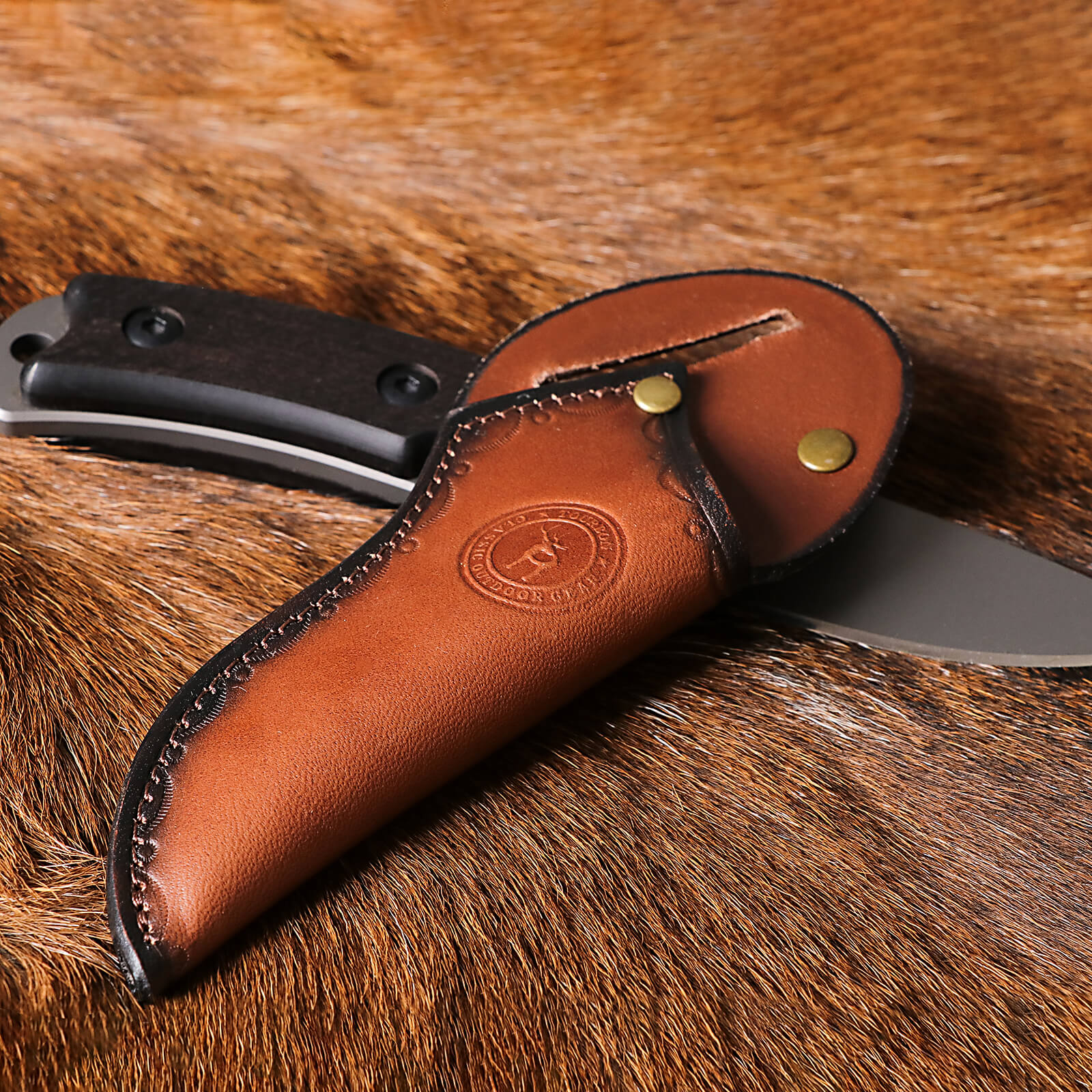 Tourbon Leather Fixed Blade Knife Sheaths for 2.5" Length Blade 