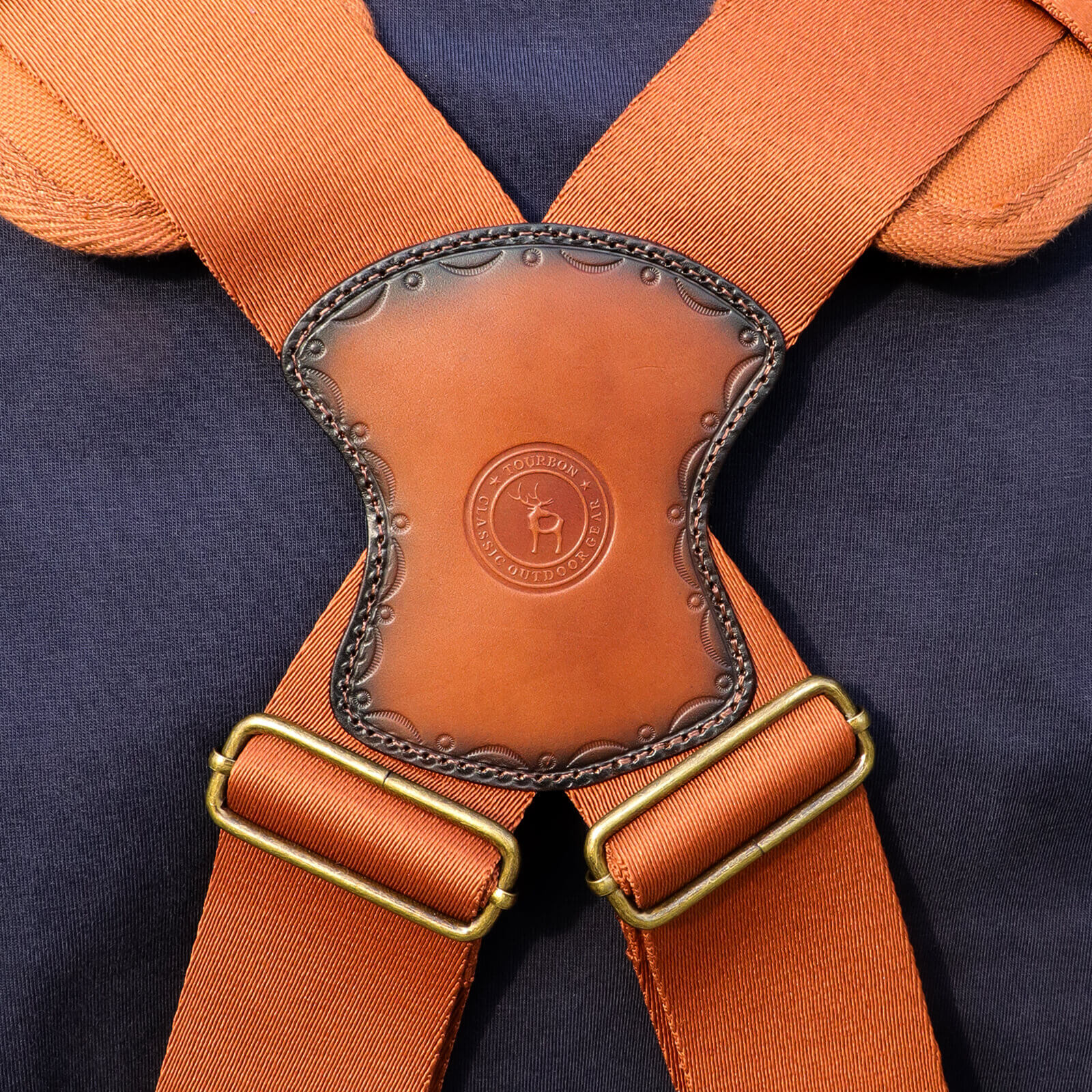 TOURBON Carpenter Construction Work Tool Belt with Suspenders for Men