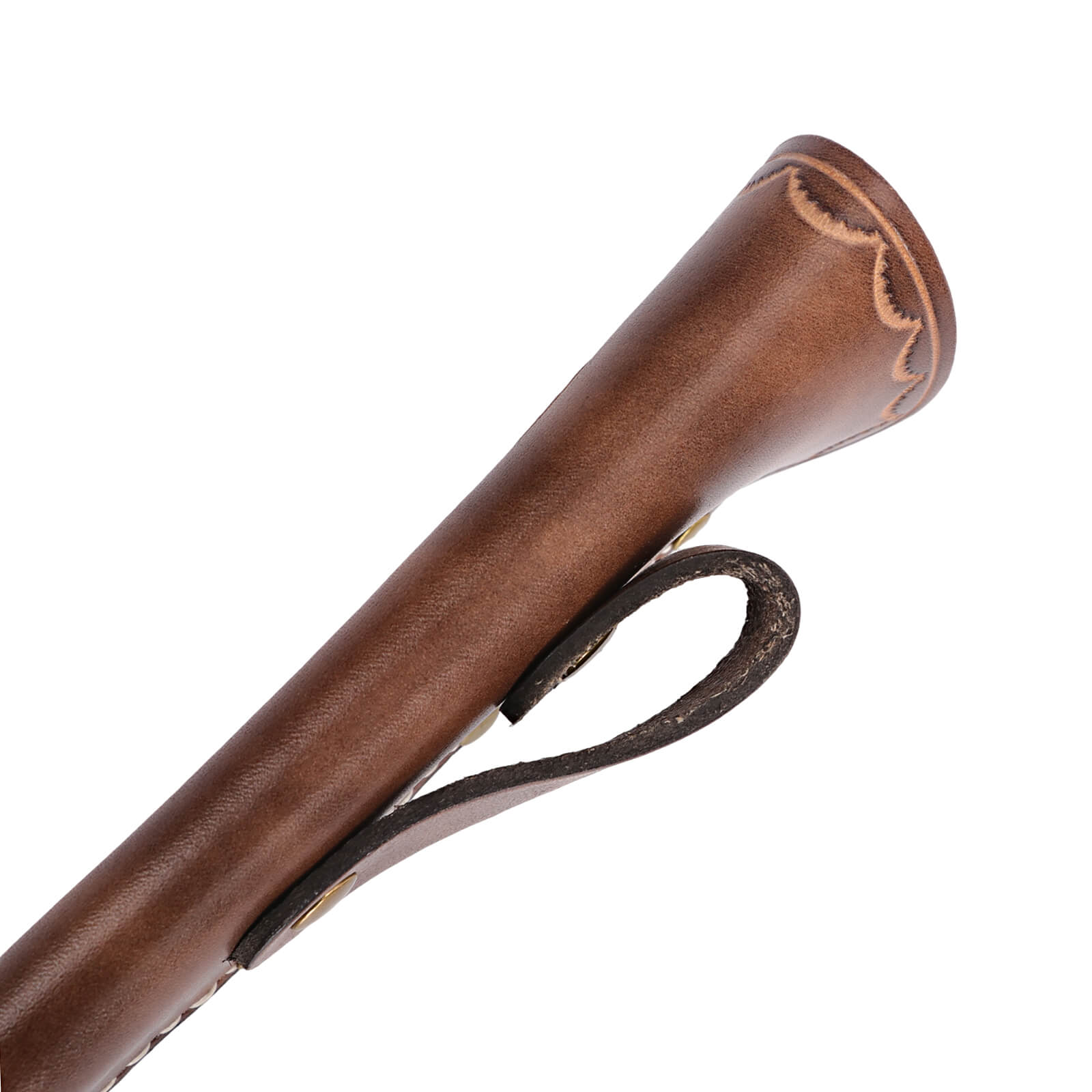 TOURBN Leather Boning Knife Sheath with Belt Loop for 7 Inch Blades