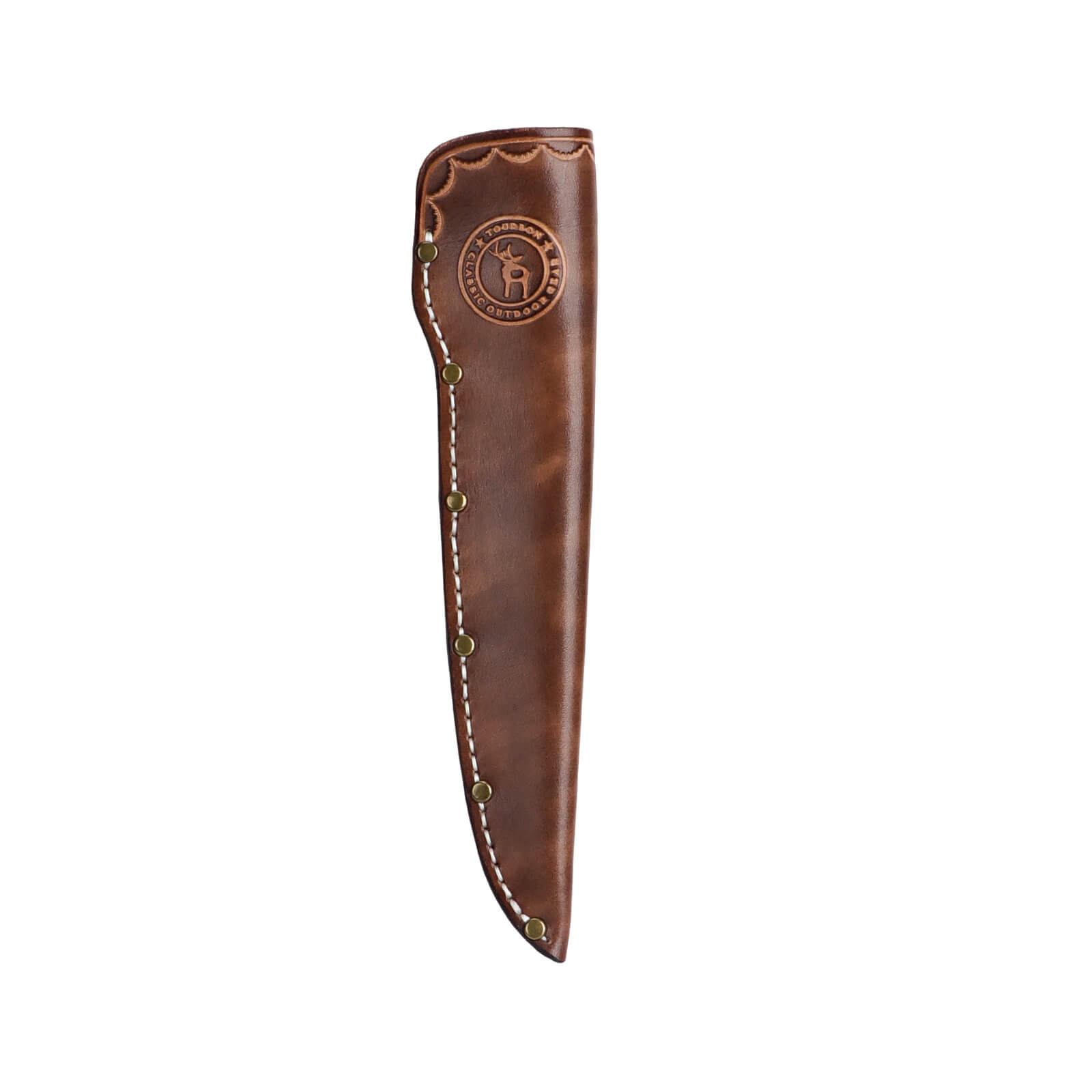 TOURBN Leather Boning Knife Sheath with Belt Loop for 7 Inch Blades